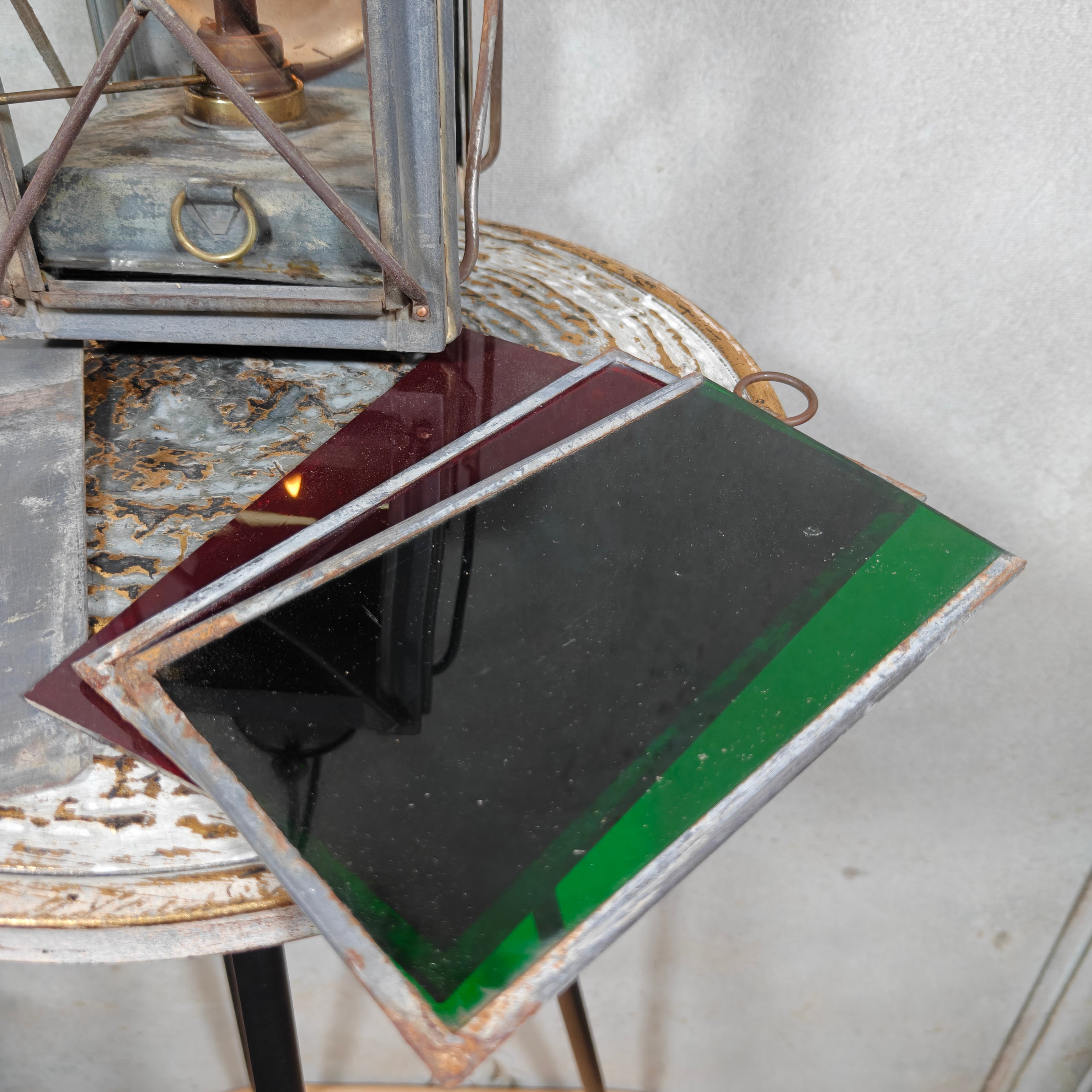 Extremely Rare Signal Lantern by Fr. Weber & Co., Berlin – With Colored Lenses & Fully Working (c. 1900–1930)
