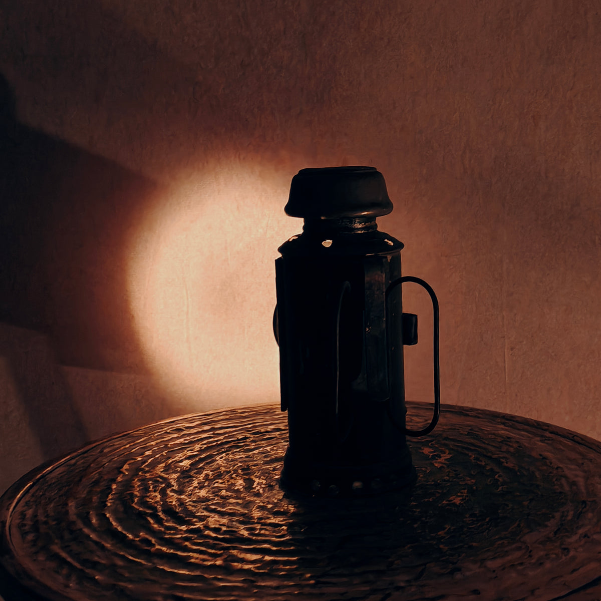 Rare Antique Bullseye Lantern – 19th Century Police & Signal Hand Lantern