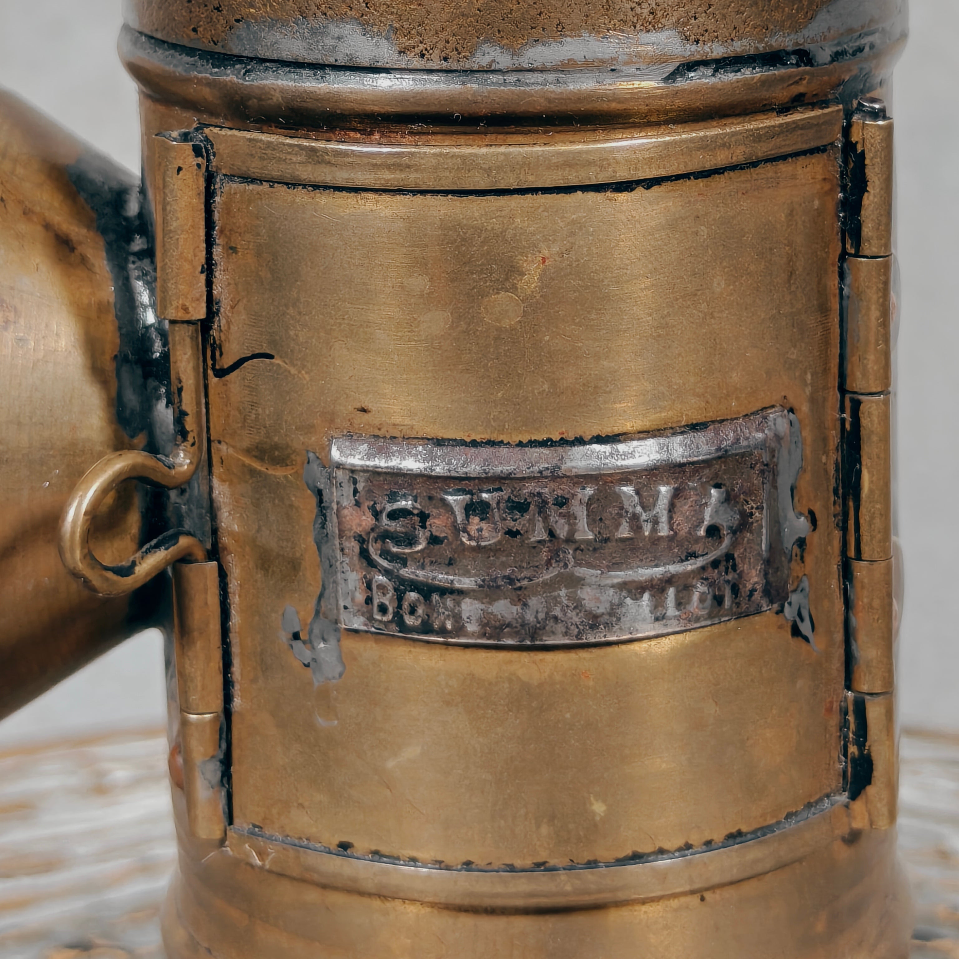 Rare French Summa Oil Bicycle / Vehicle Lamp – Working Kerosene Lamp, c. 1920–1940