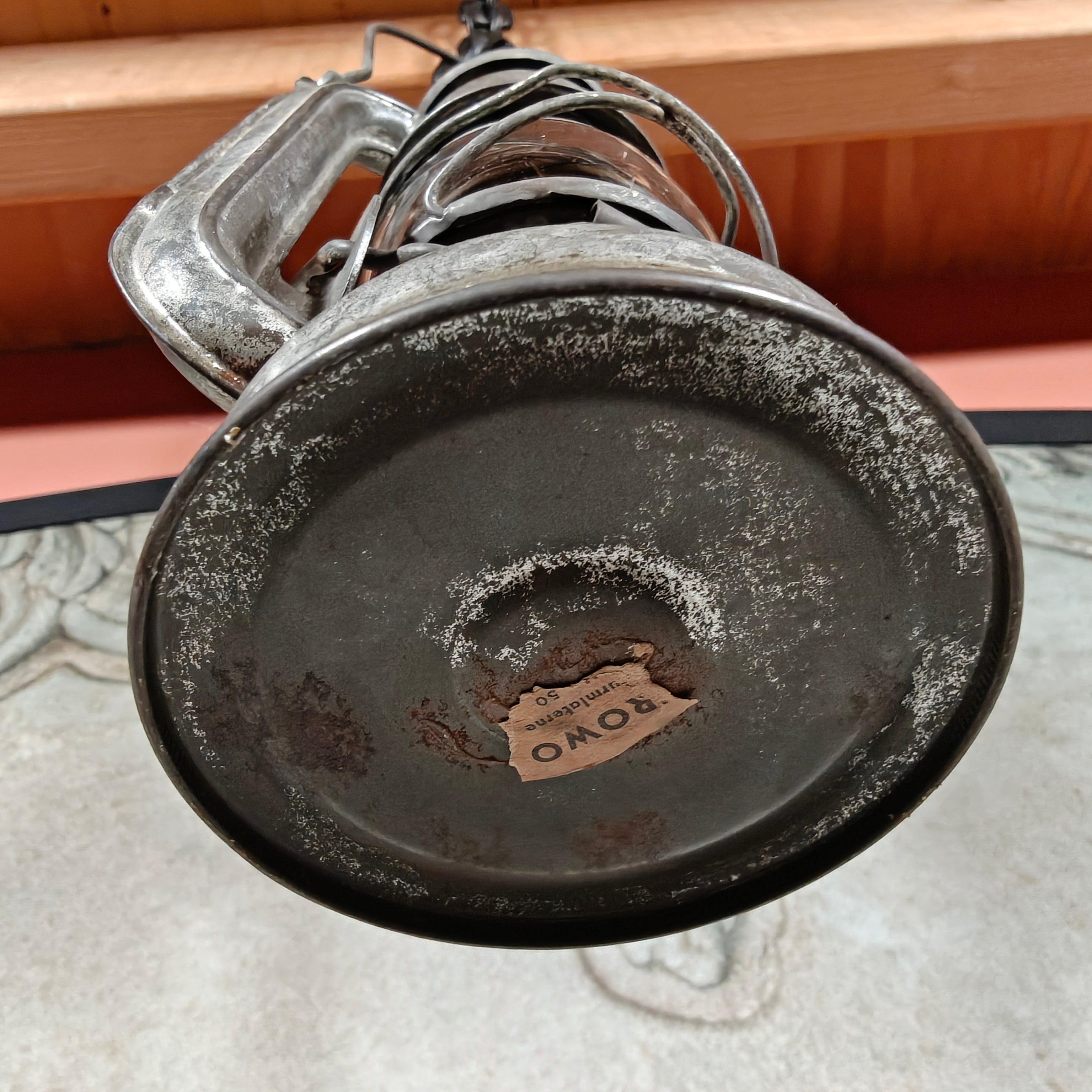 Vintage Frowo No. 50 Hurricane Lantern in Excellent Working Condition