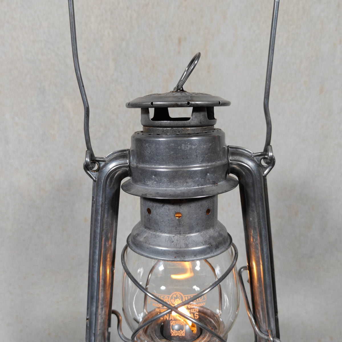 Rare Vintage Feuerhand 276/70 Baby Special Hurricane Lantern – West Germany Oil Lantern with Large Tank