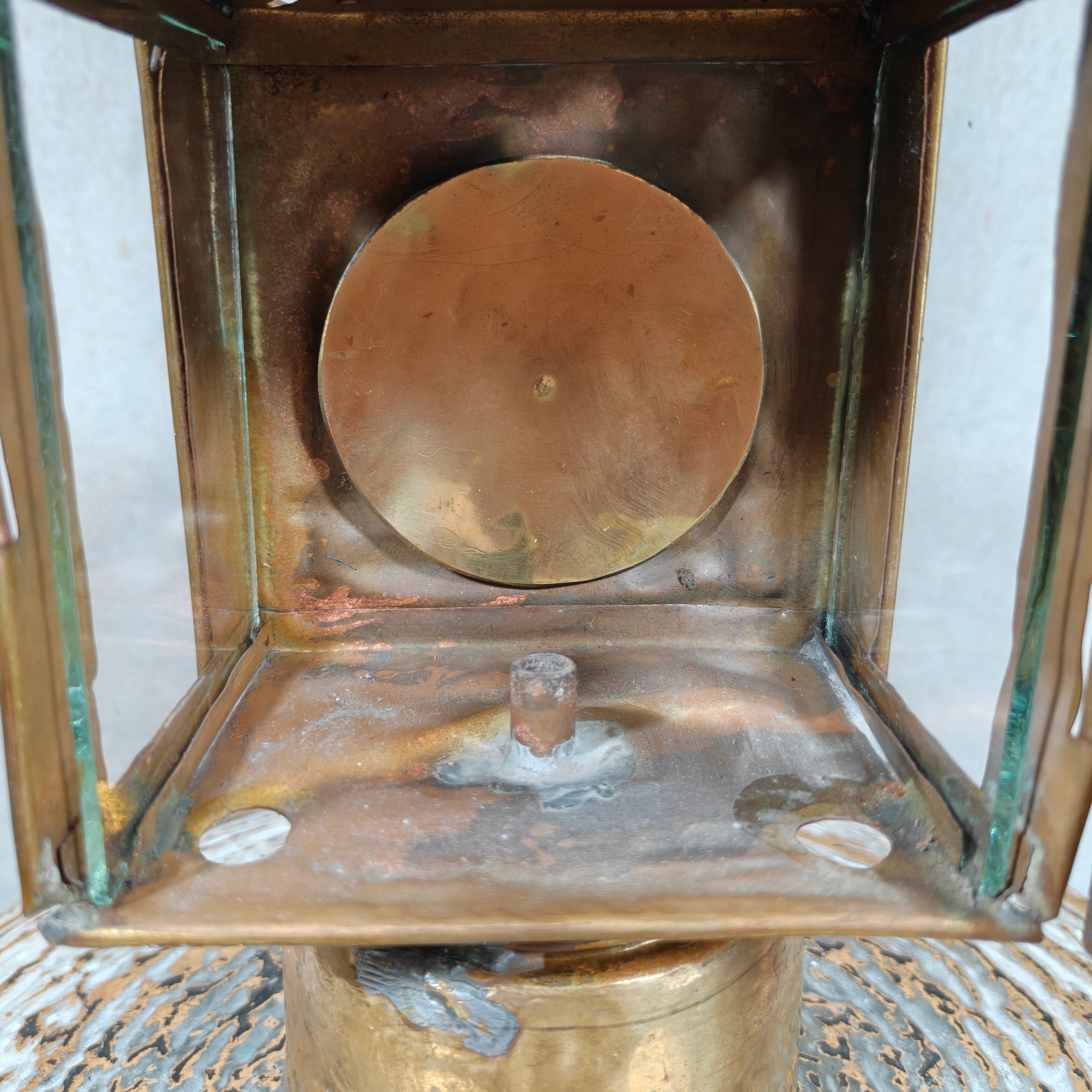 Vintage Orlians & Co Carbide Hand Lantern – Belgian Railway Lamp 1953