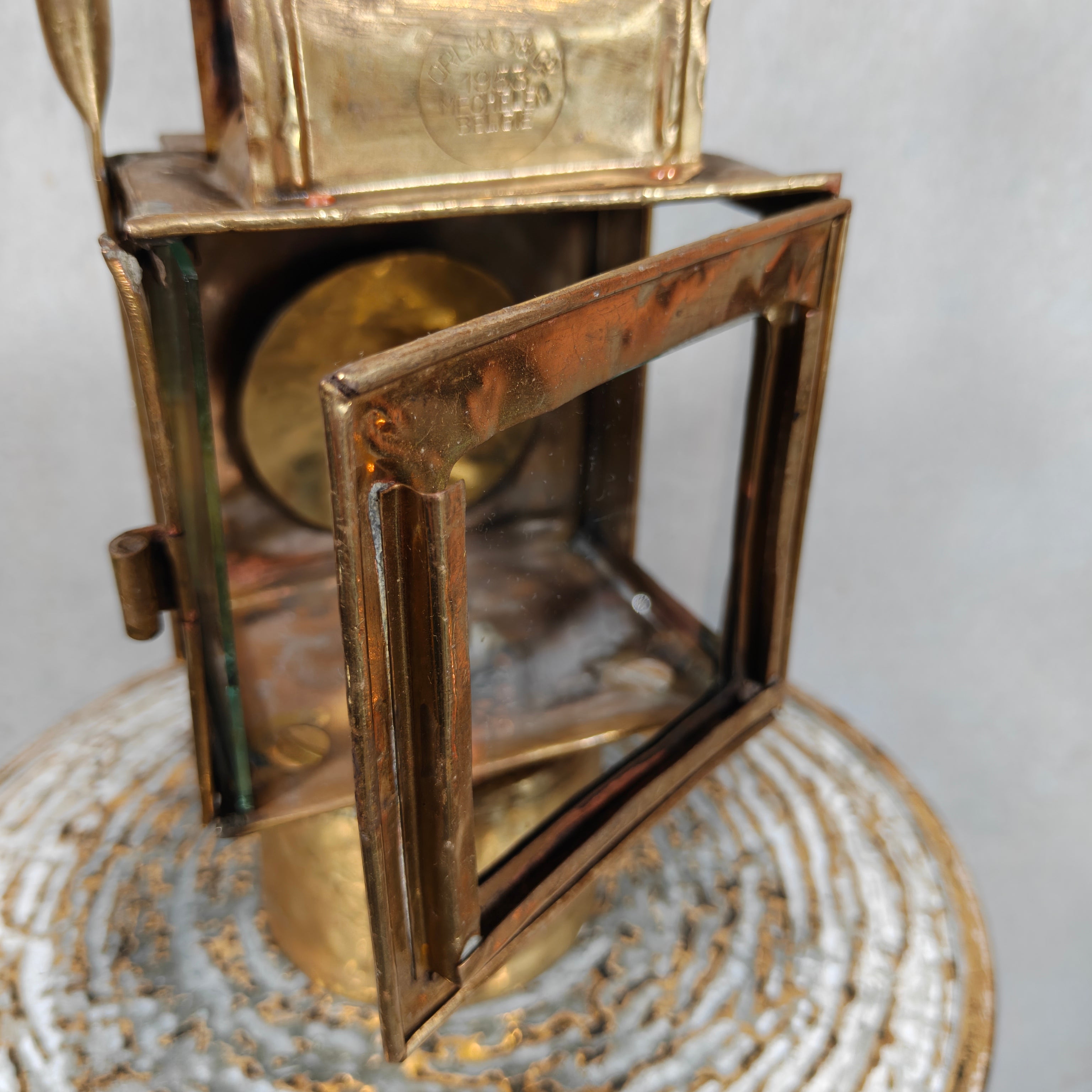Vintage Orlians & Co Carbide Hand Lantern – Belgian Railway Lamp 1953