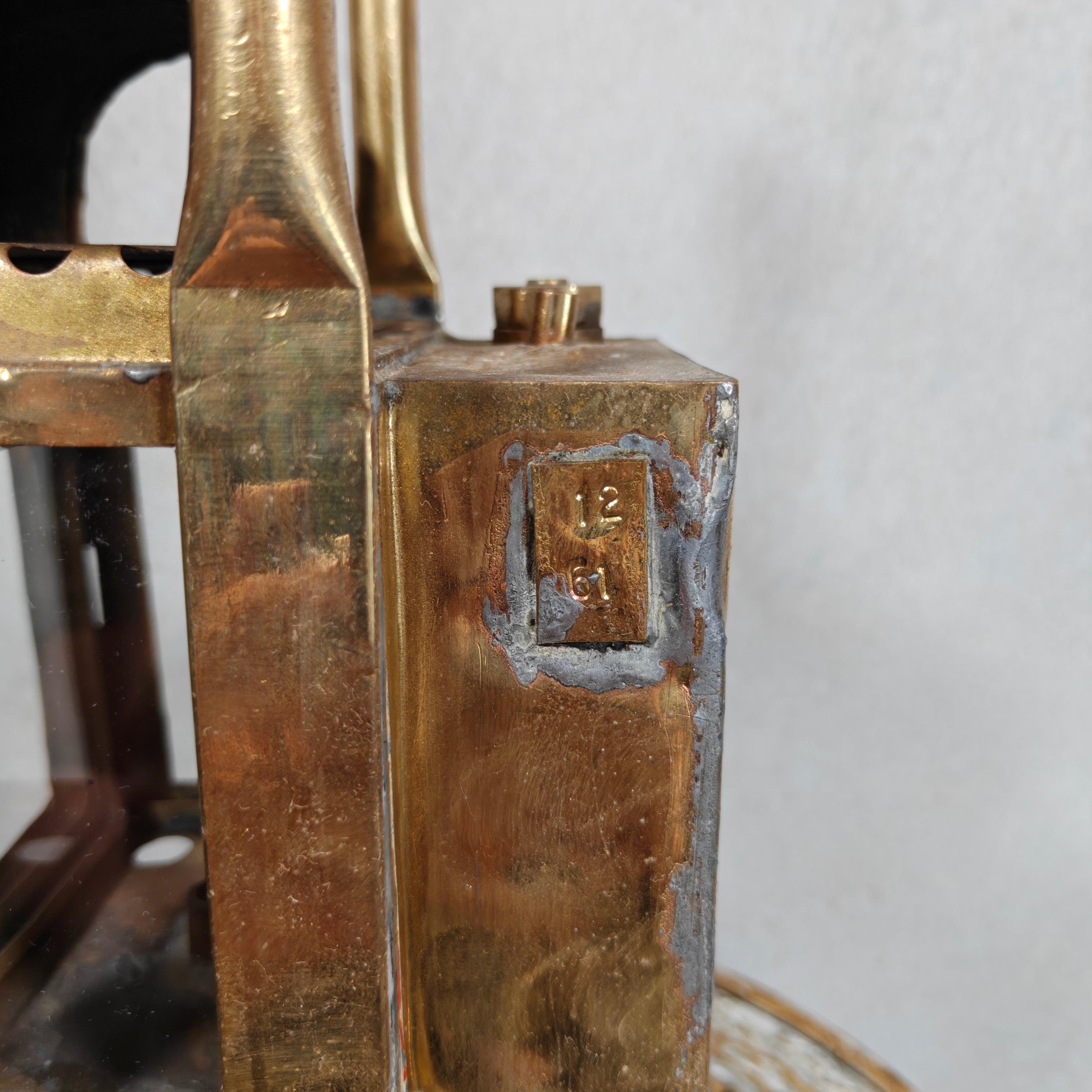 Vintage Orlians & Co Carbide Hand Lantern – Belgian Railway Lamp 1953