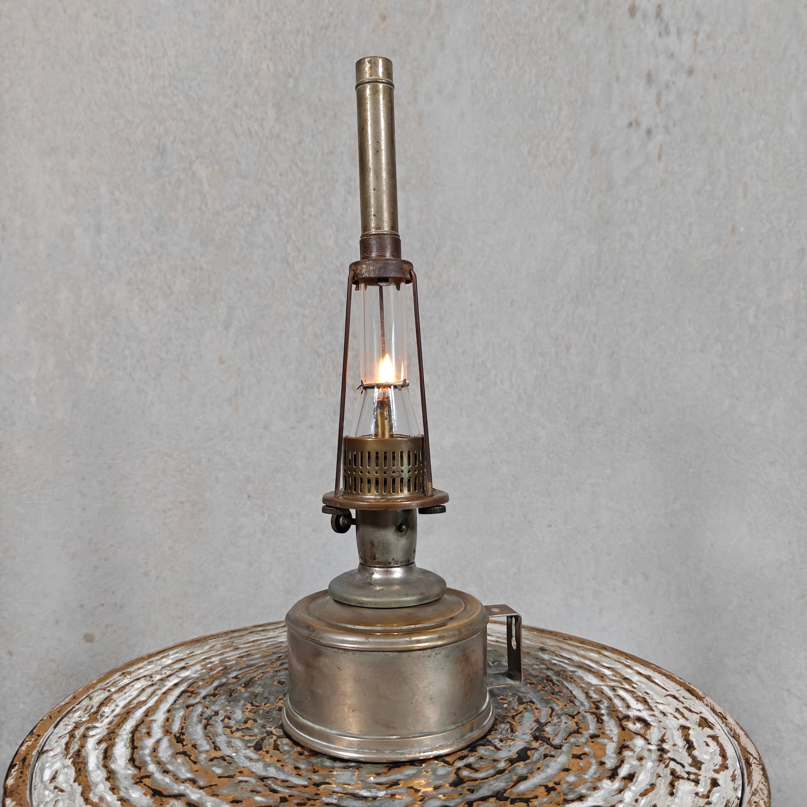 Rare Antique Astra Soleil Oil Lamp – French Art Deco Table Lamp circa 1920s