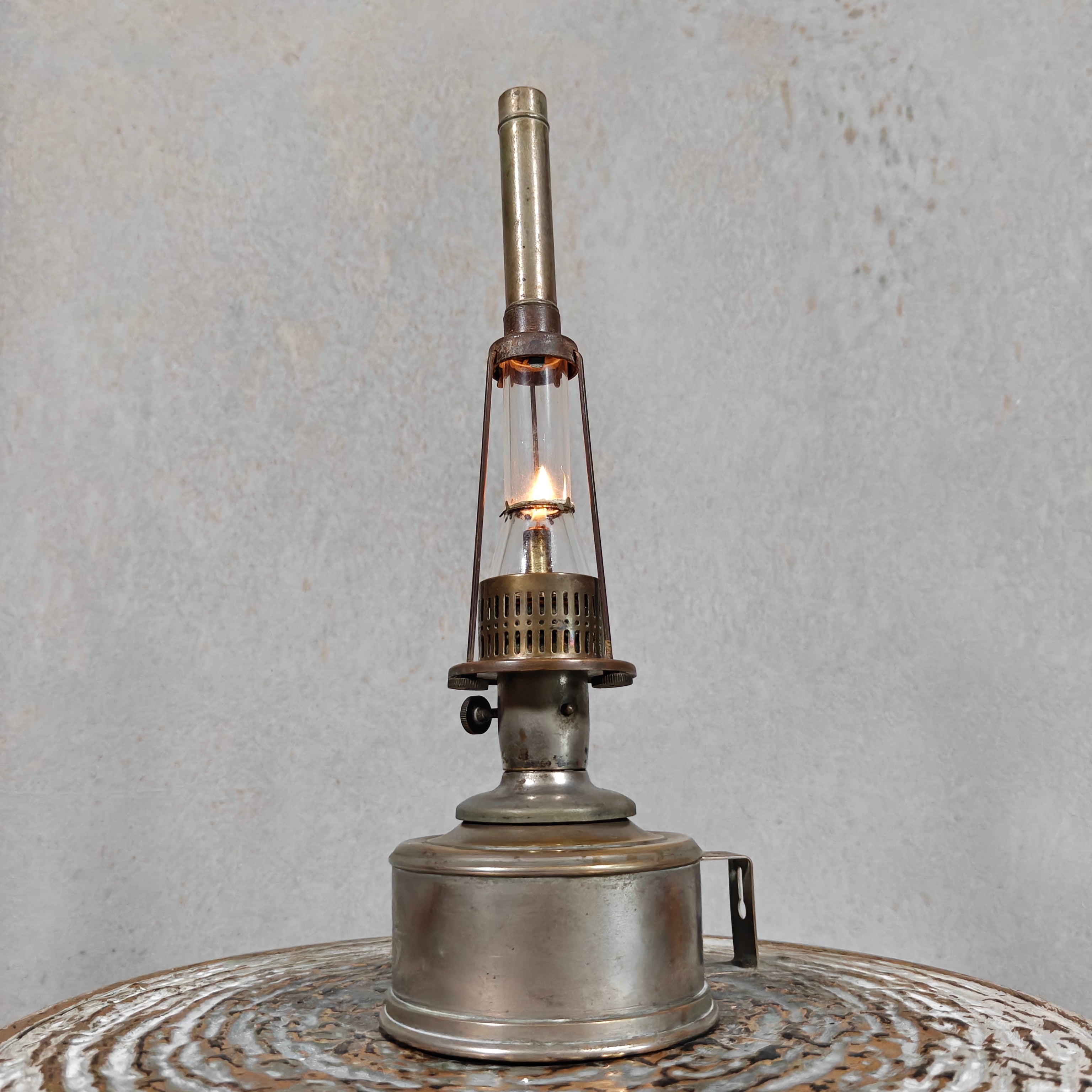 Rare Antique Astra Soleil Oil Lamp – French Art Deco Table Lamp circa 1920s
