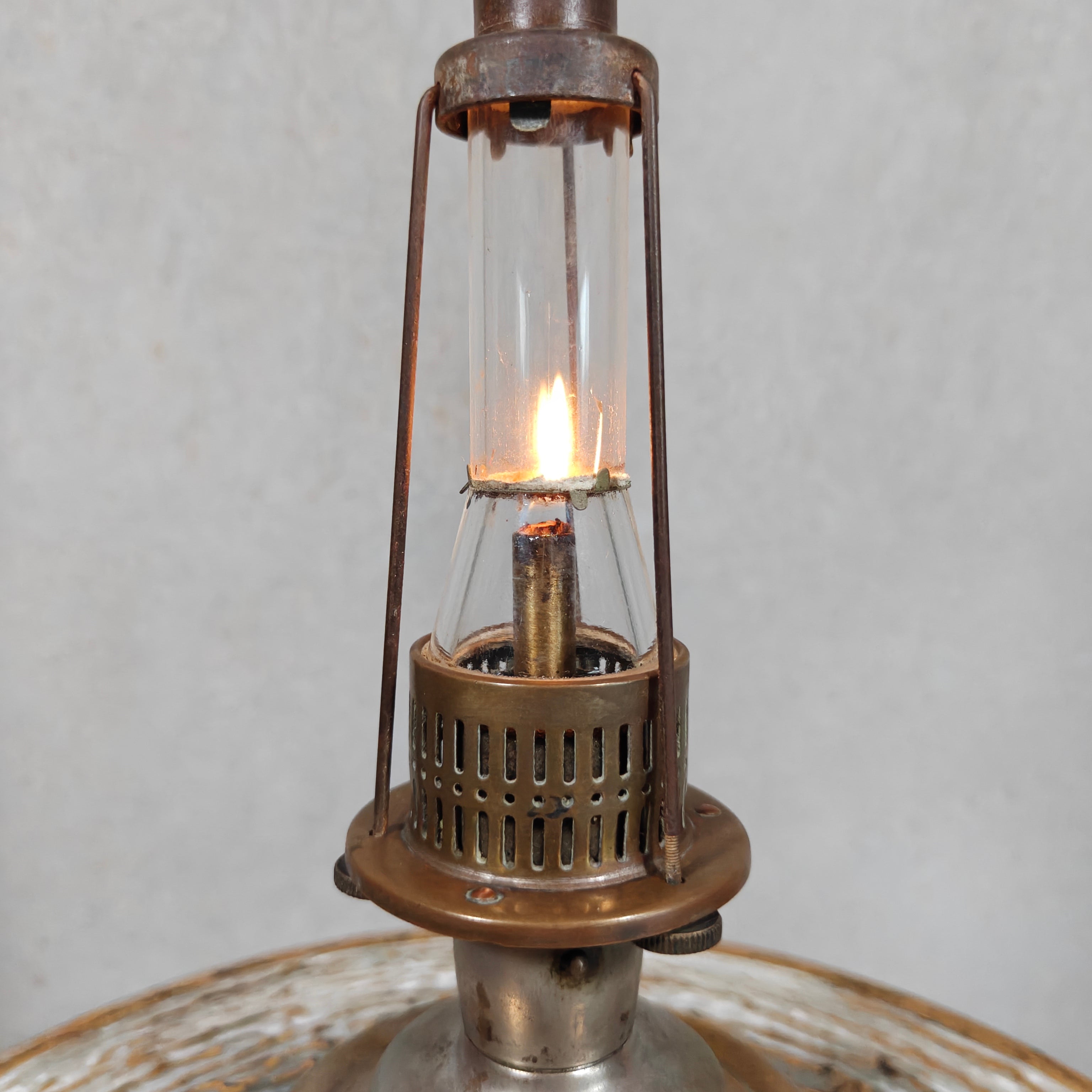 Rare Antique Astra Soleil Oil Lamp – French Art Deco Table Lamp circa 1920s