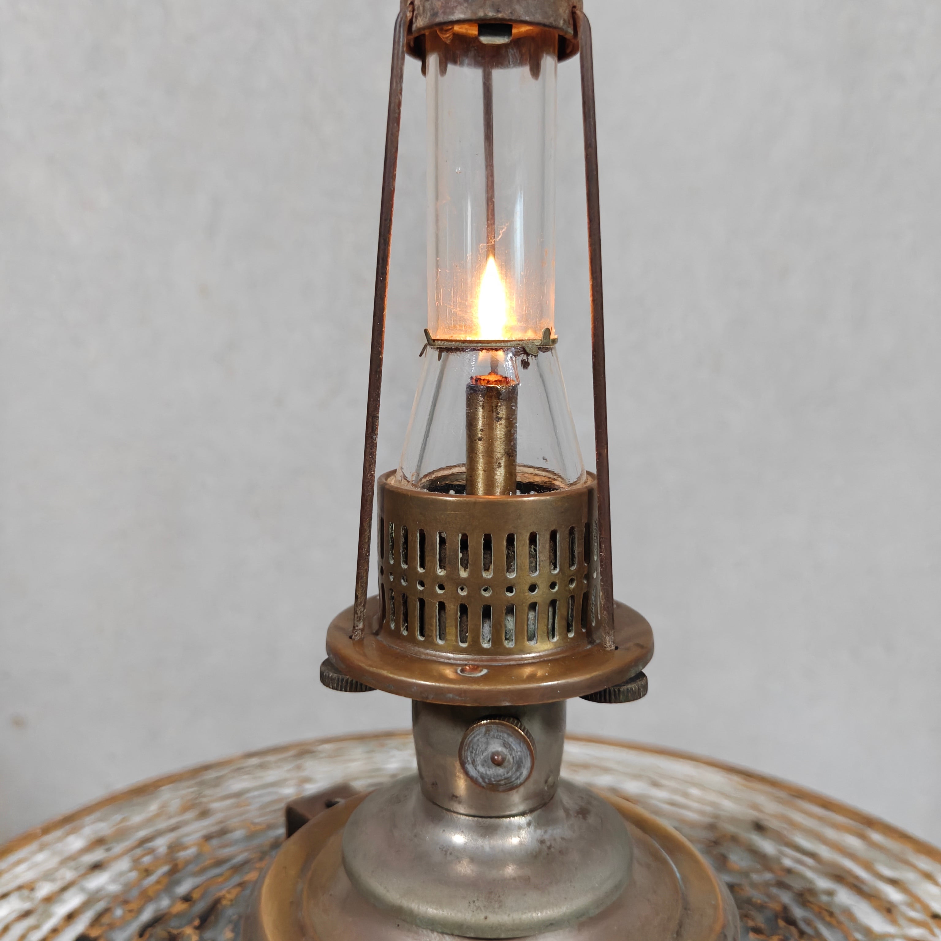 Rare Antique Astra Soleil Oil Lamp – French Art Deco Table Lamp circa 1920s
