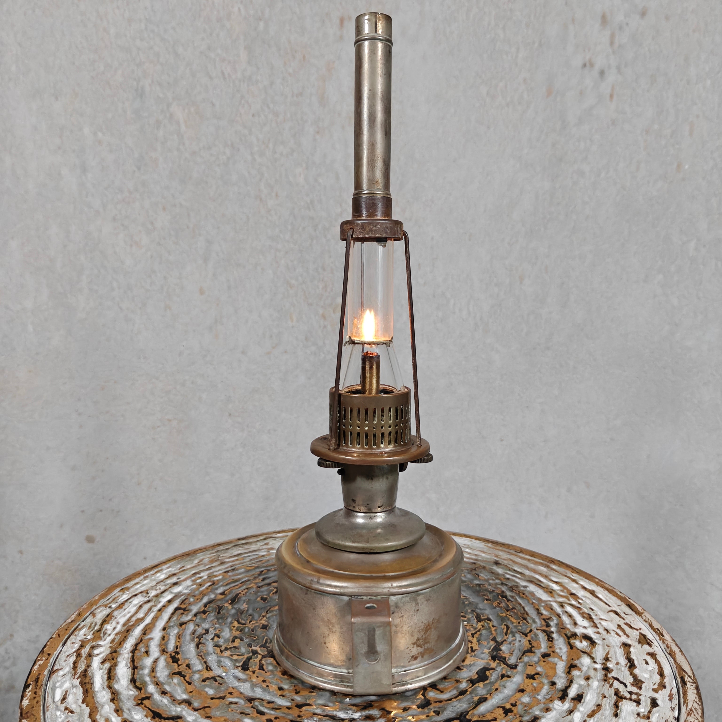 Rare Antique Astra Soleil Oil Lamp – French Art Deco Table Lamp circa 1920s
