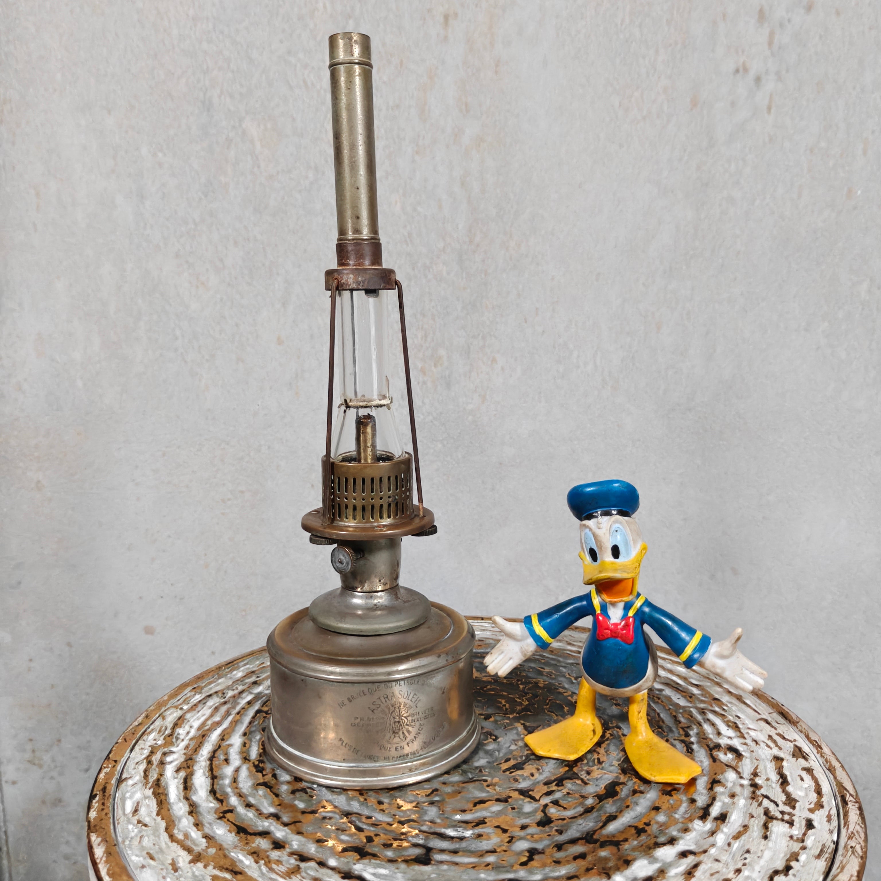 Rare Antique Astra Soleil Oil Lamp – French Art Deco Table Lamp circa 1920s