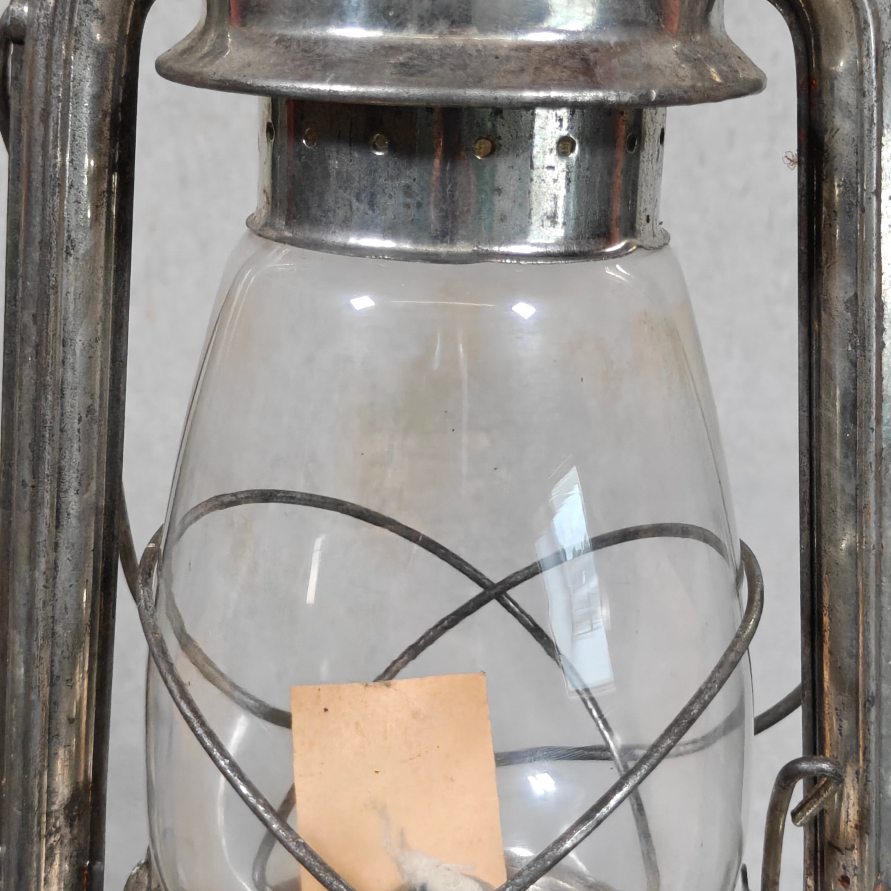 NOS Vintage Frowo No. 75 Hurricane Lantern with Original Tag – Unused 1960s/70s Oil Lantern