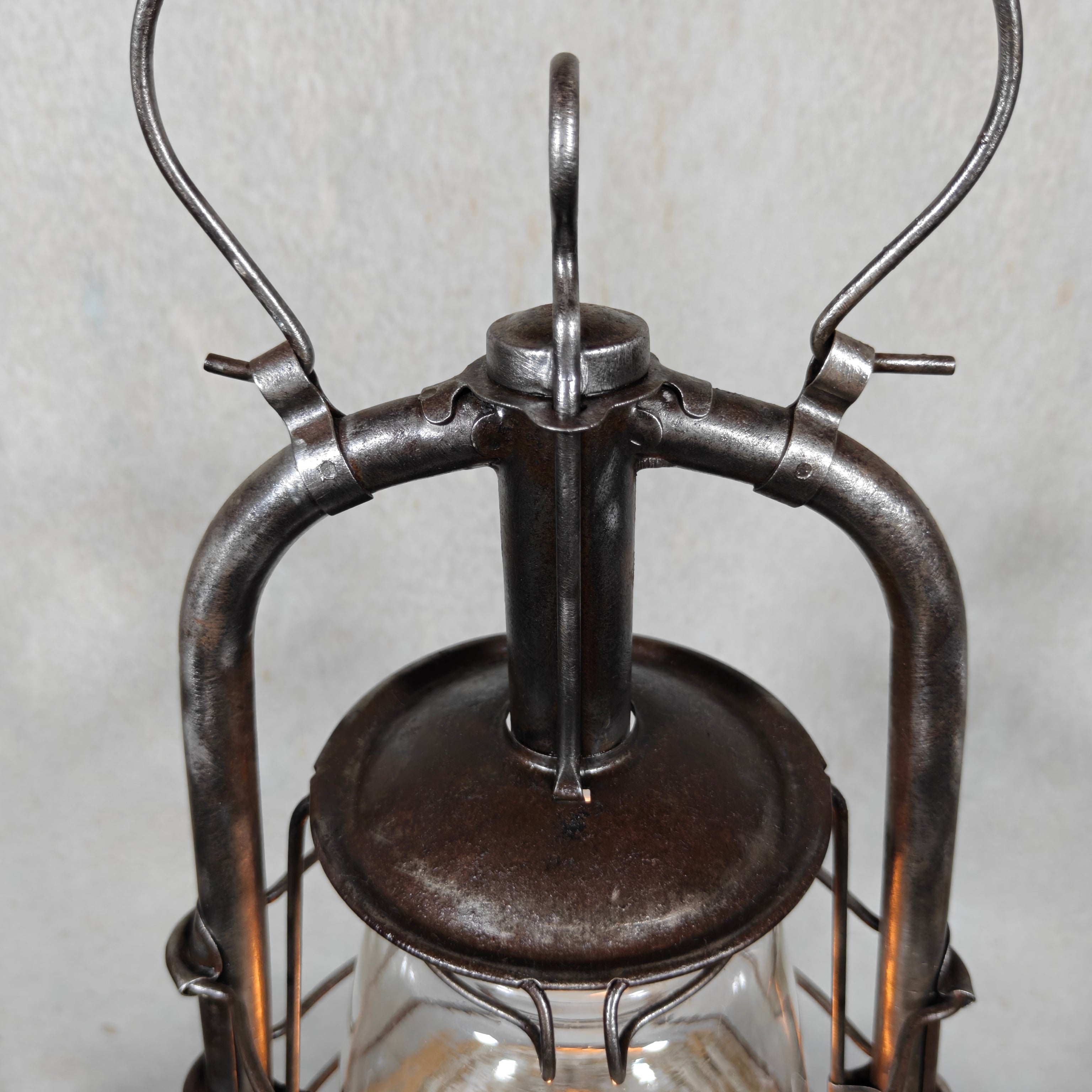 Extremely Rare French SIF 501 Hurricane Lantern – "Brass Version" – 1950s/70s