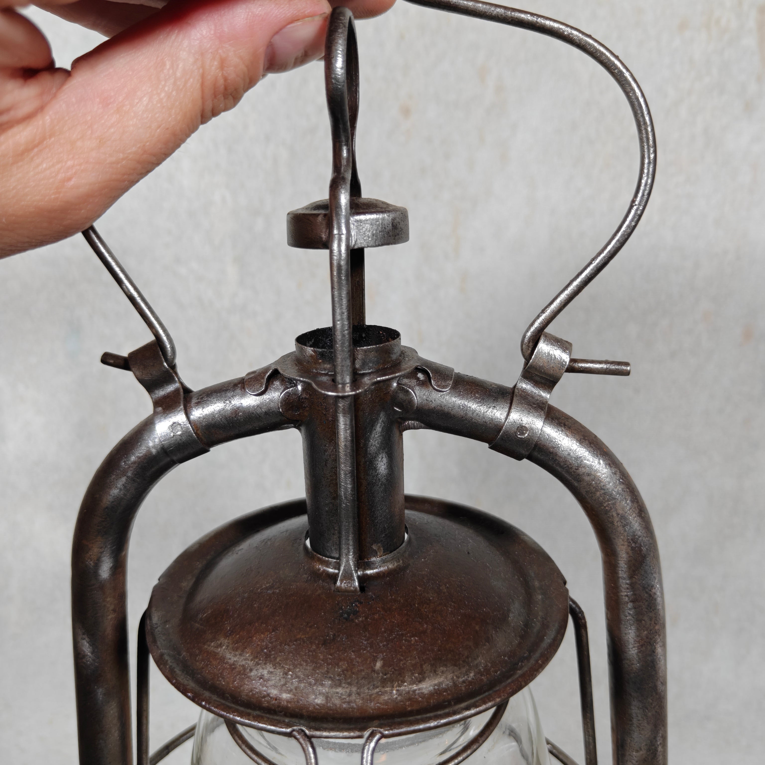 Extremely Rare French SIF 501 Hurricane Lantern – "Brass Version" – 1950s/70s