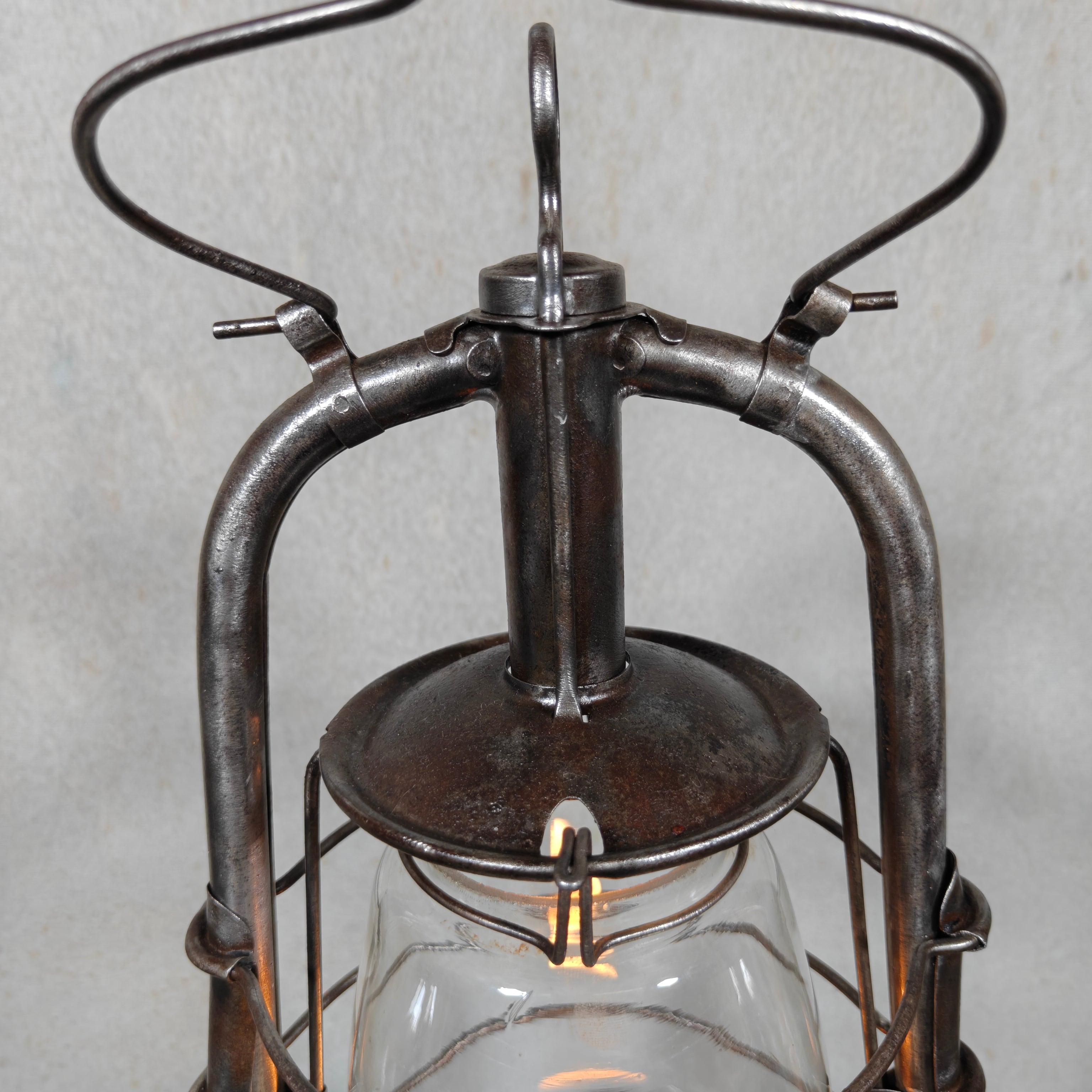Extremely Rare French SIF 501 Hurricane Lantern – "Brass Version" – 1950s/70s