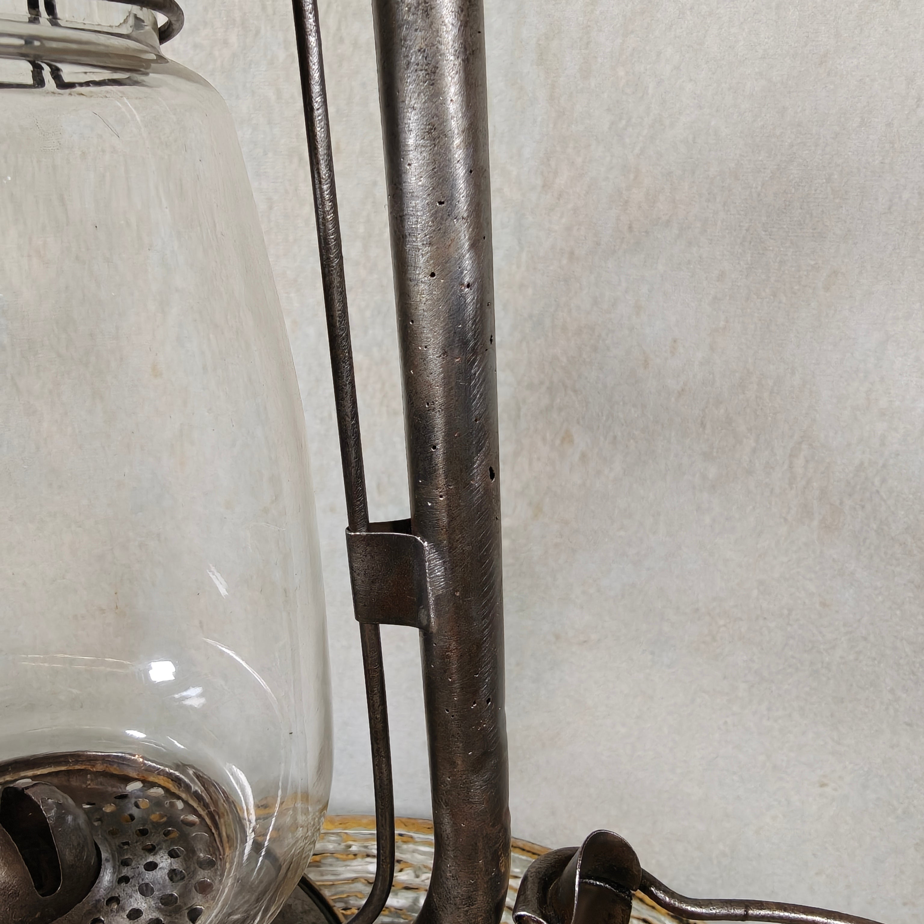 Extremely Rare French SIF 501 Hurricane Lantern – "Brass Version" – 1950s/70s