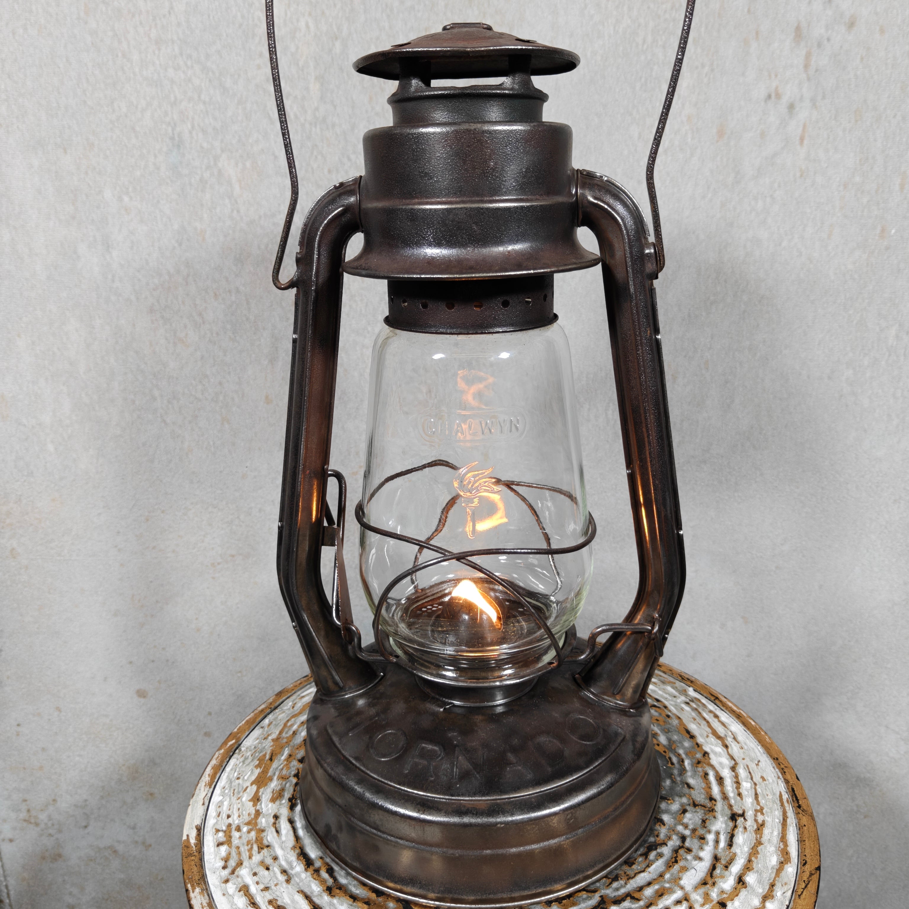 Chalwyn Tornado Hurricane Lantern – Made in England – 1960s/70s