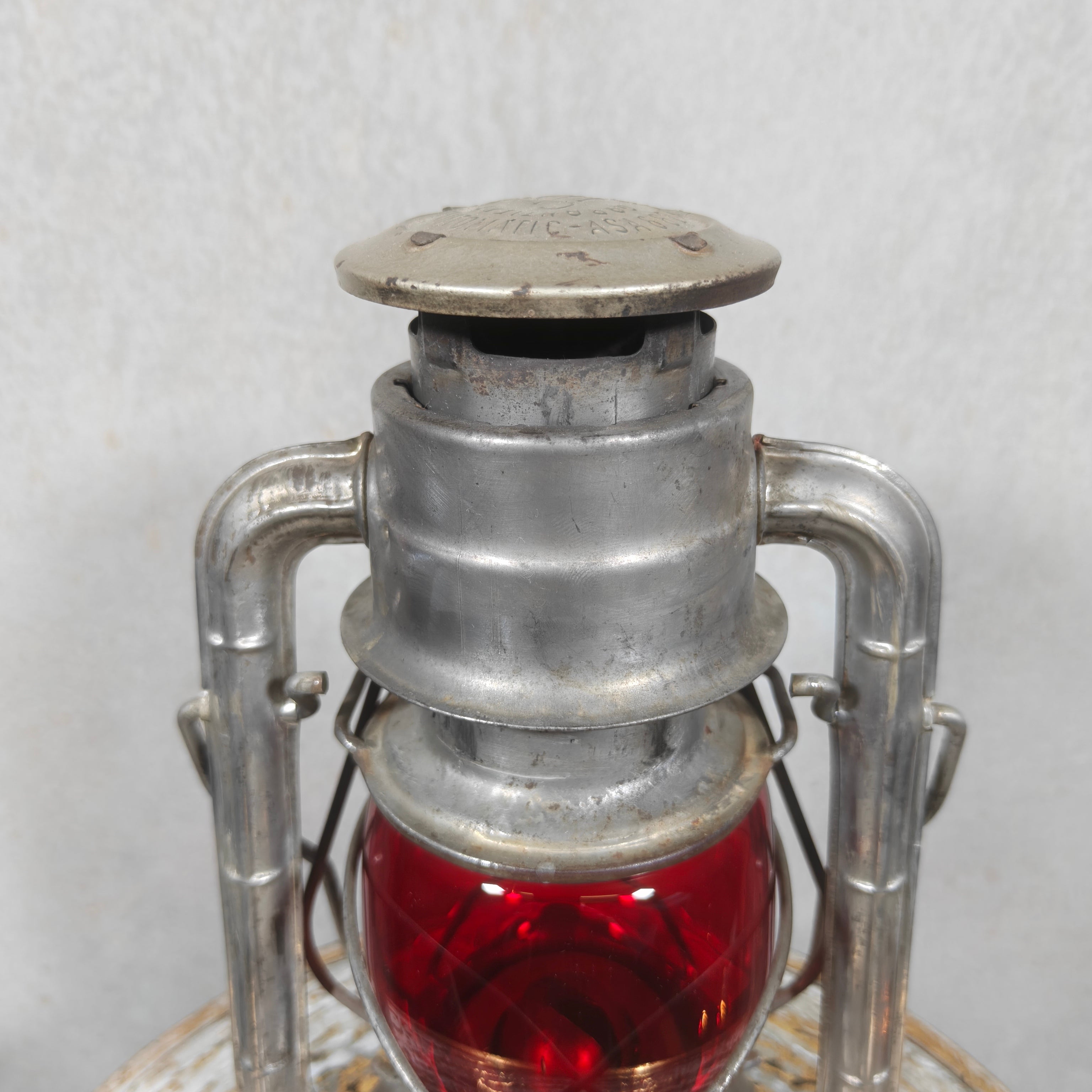 Rare Vintage ASA No. 682 Automatic Hurricane Lantern – A. Sartorius Germany with Unique Globe Lift System