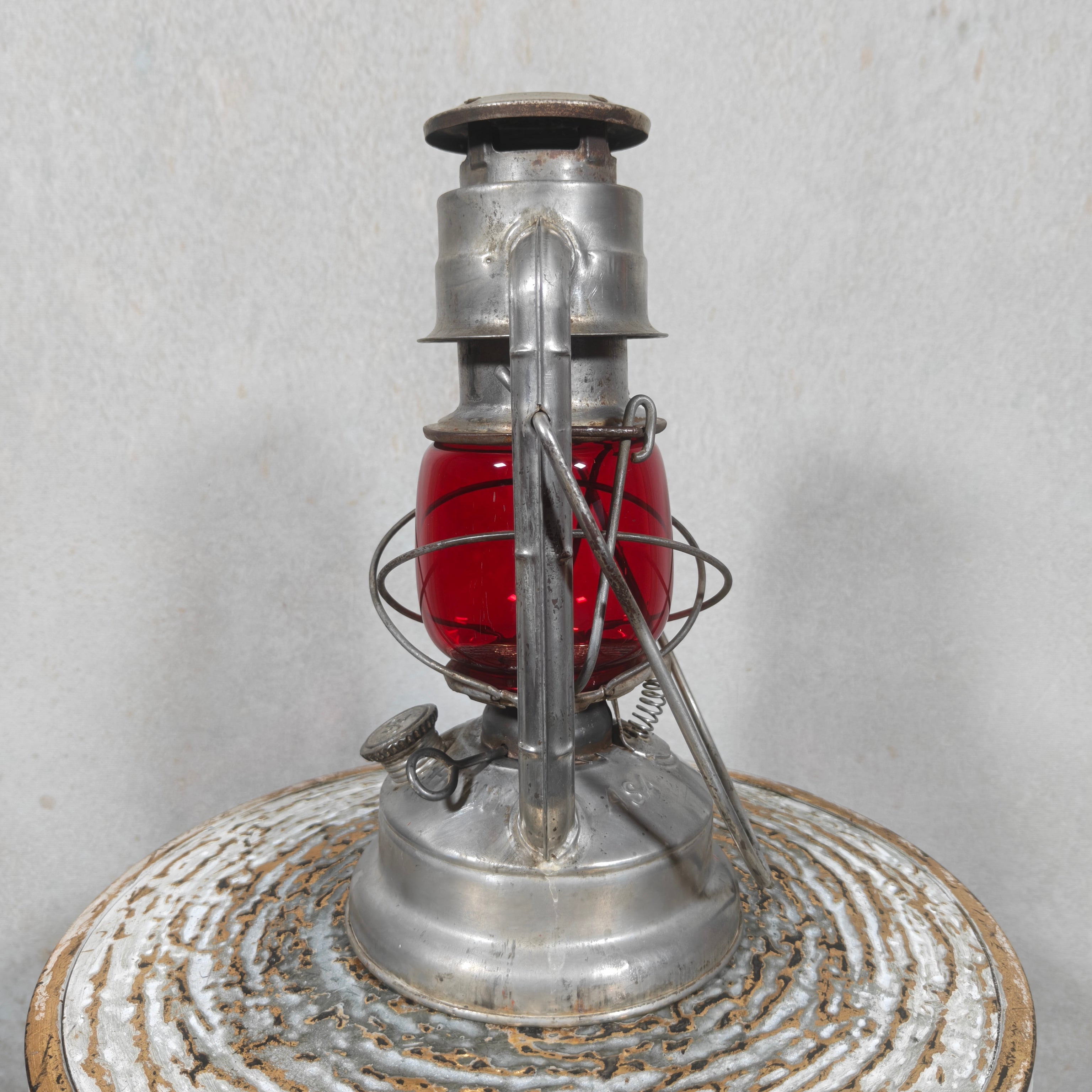 Rare Vintage ASA No. 682 Automatic Hurricane Lantern – A. Sartorius Germany with Unique Globe Lift System