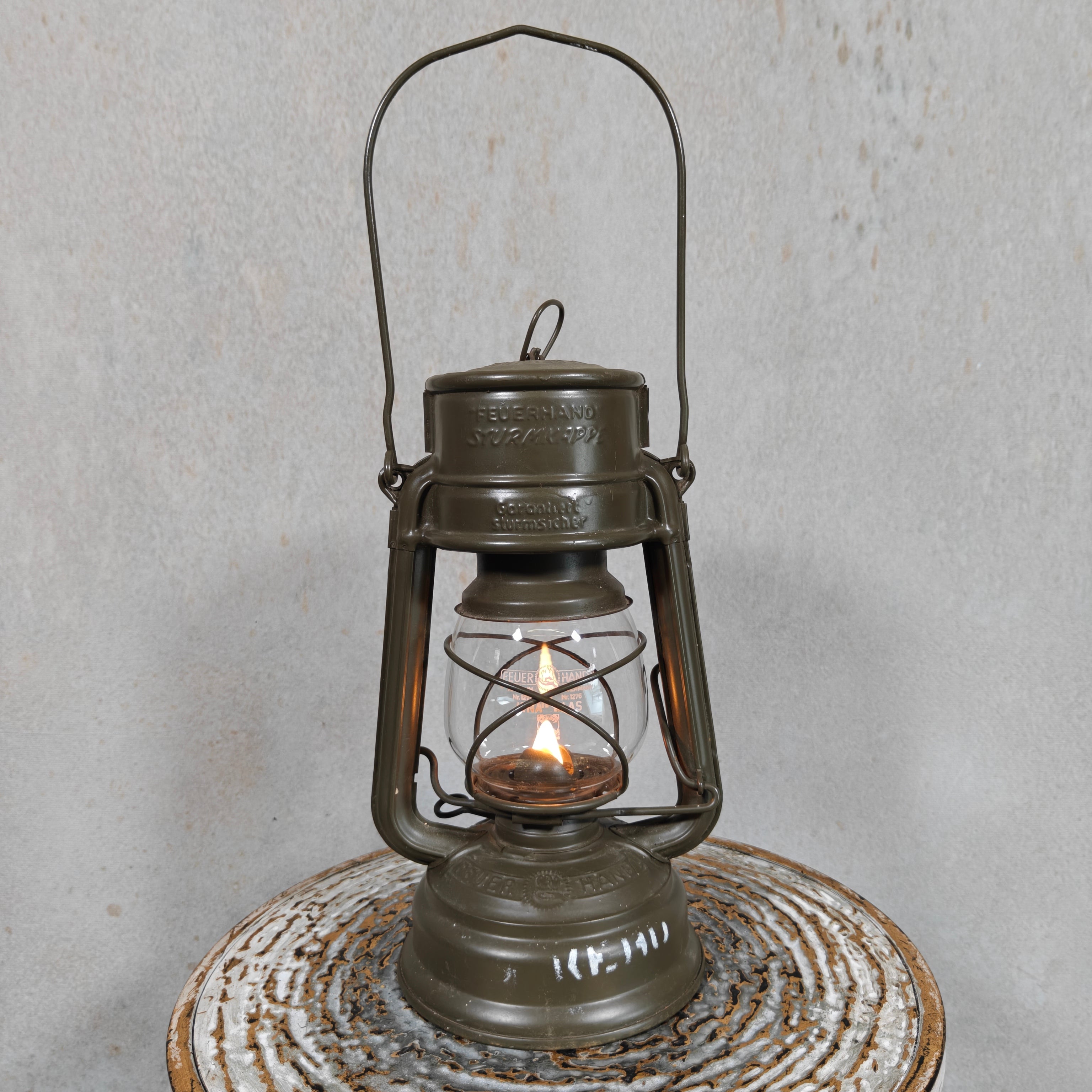 Rare Military Feuerhand 276 Baby Hurricane Lantern – Dutch Army K.L. 78 KERO Model (1978)
