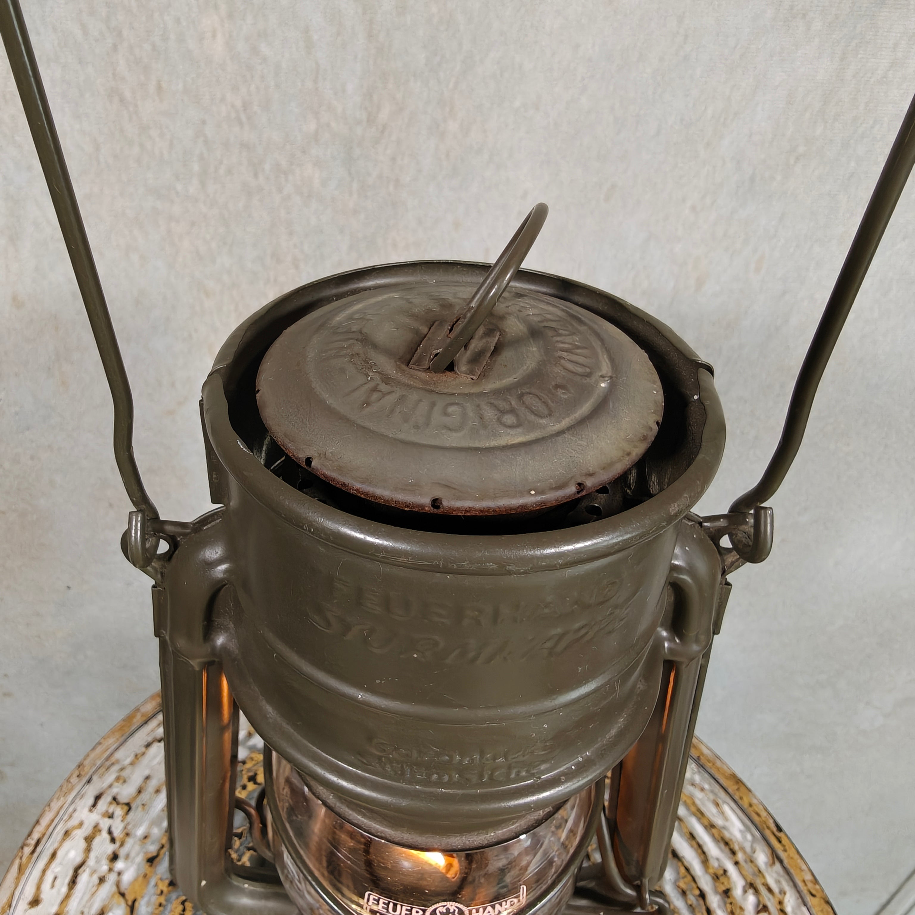 Rare Military Feuerhand 276 Baby Hurricane Lantern – Dutch Army K.L. 78 KERO Model (1978)