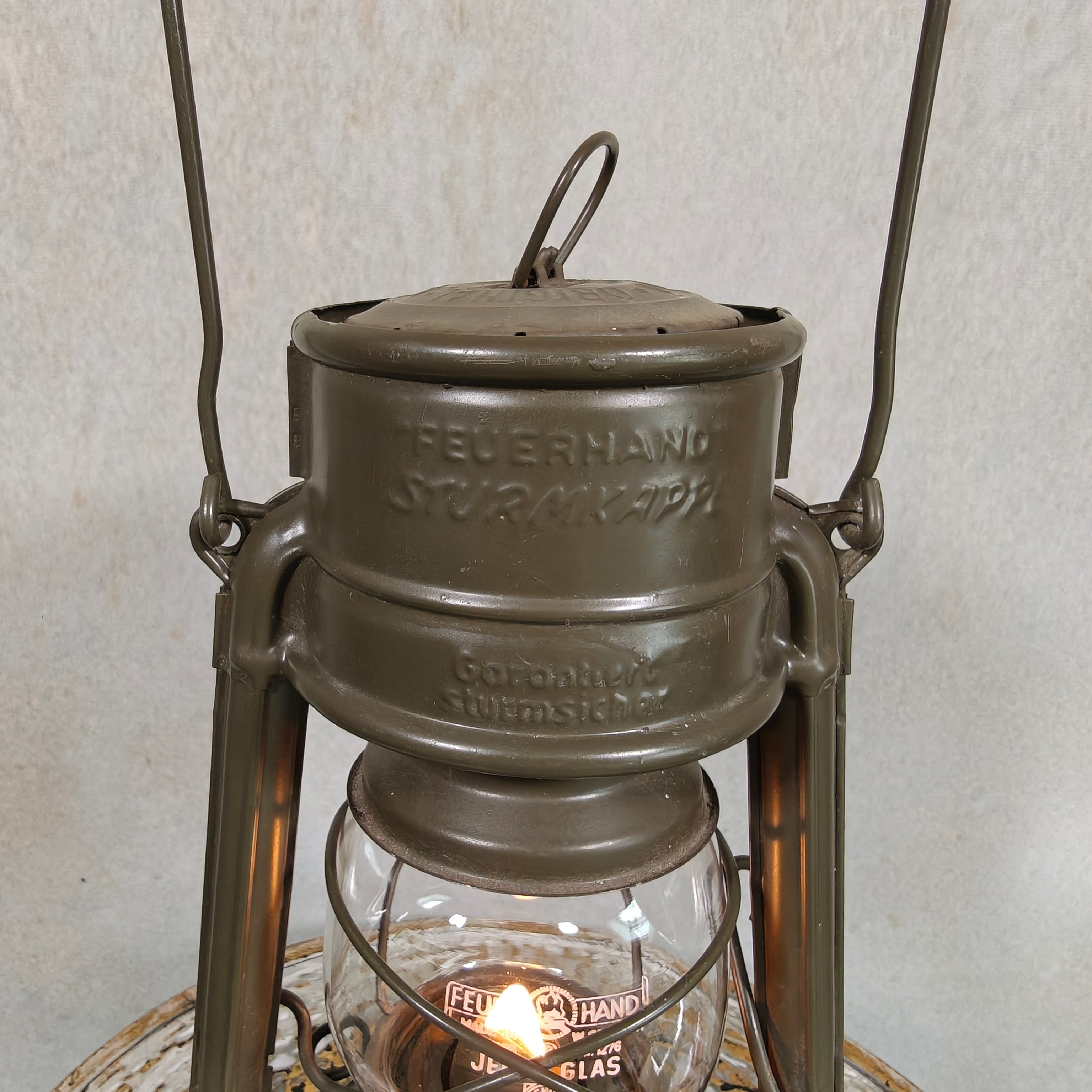 Rare Military Feuerhand 276 Baby Hurricane Lantern – Dutch Army K.L. 78 KERO Model (1978)
