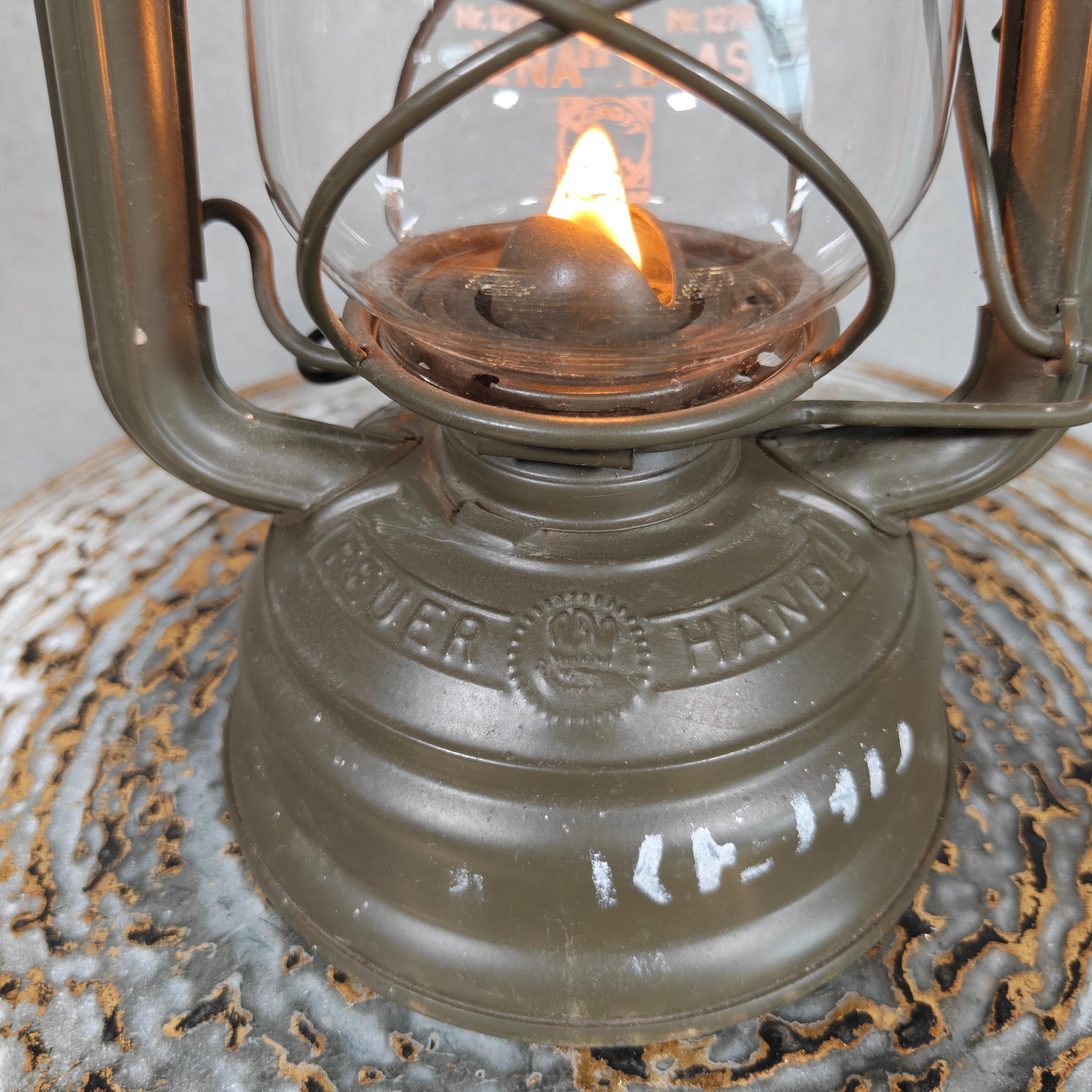 Rare Military Feuerhand 276 Baby Hurricane Lantern – Dutch Army K.L. 78 KERO Model (1978)