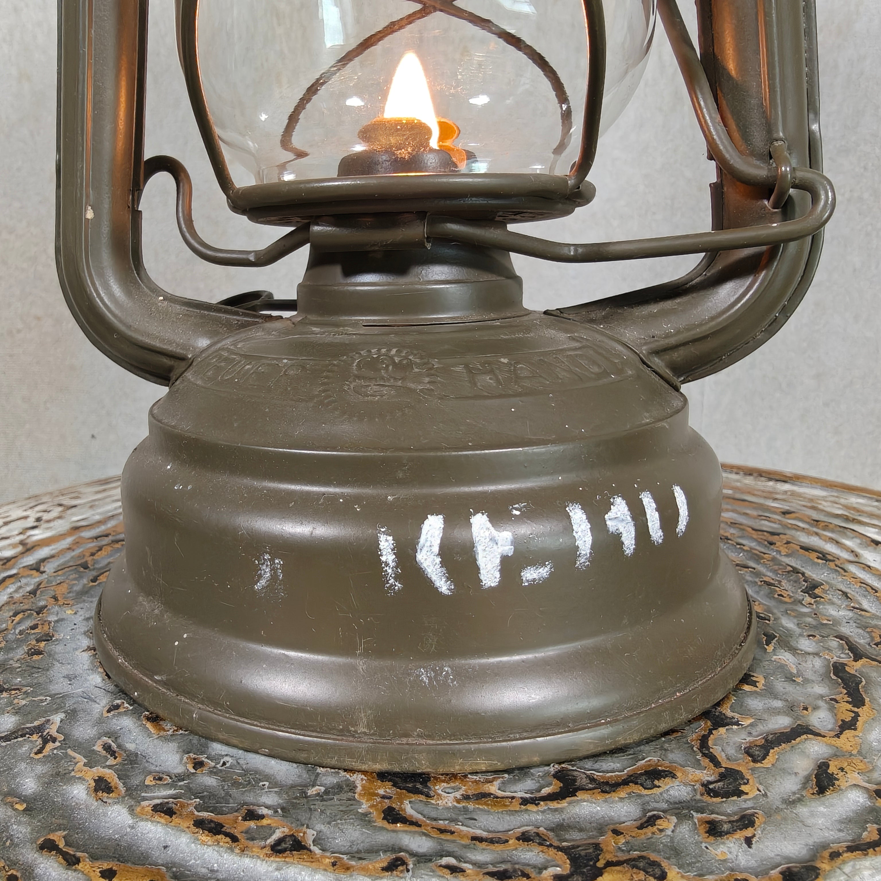 Rare Military Feuerhand 276 Baby Hurricane Lantern – Dutch Army K.L. 78 KERO Model (1978)