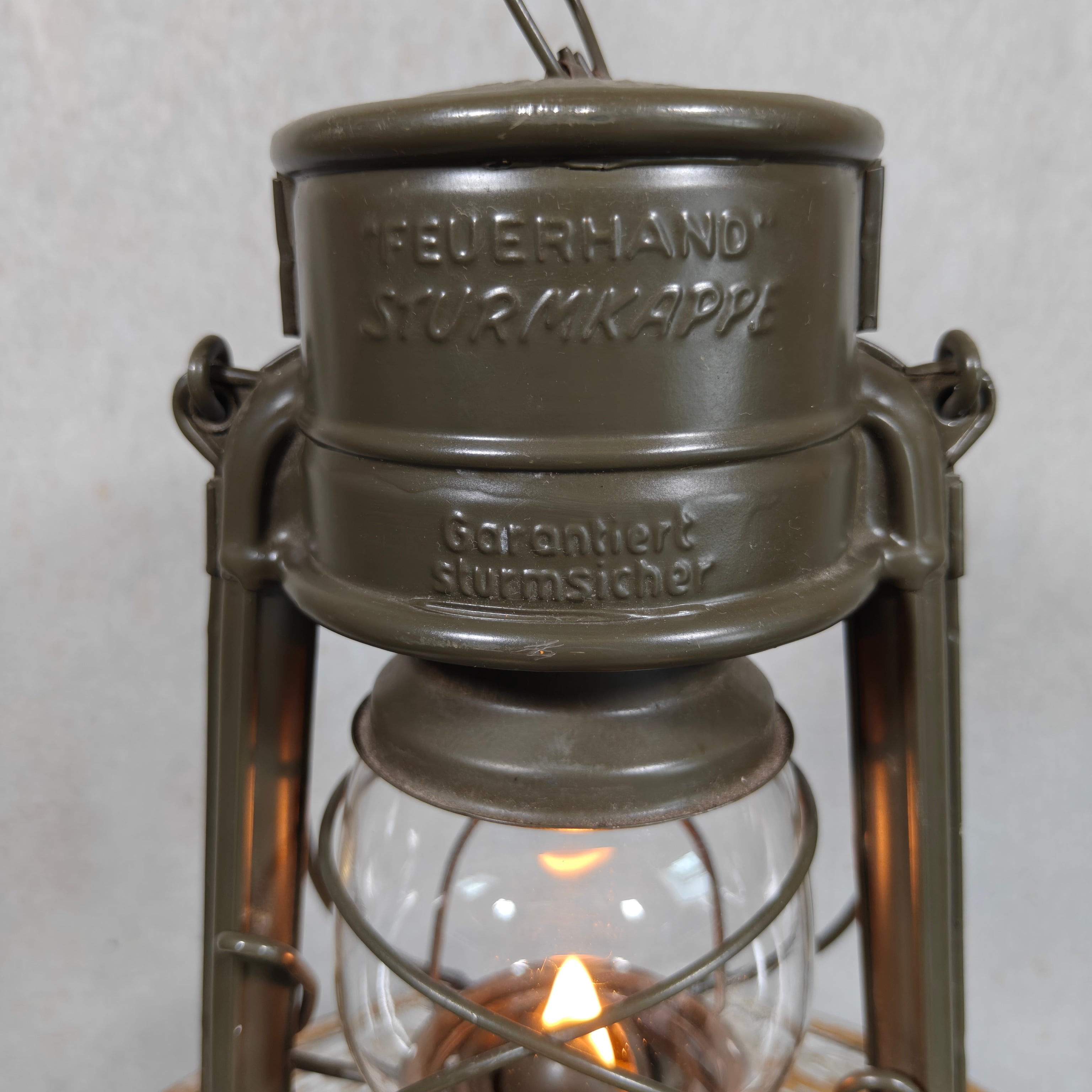 Rare Military Feuerhand 276 Baby Hurricane Lantern – Dutch Army K.L. 78 KERO Model (1978)