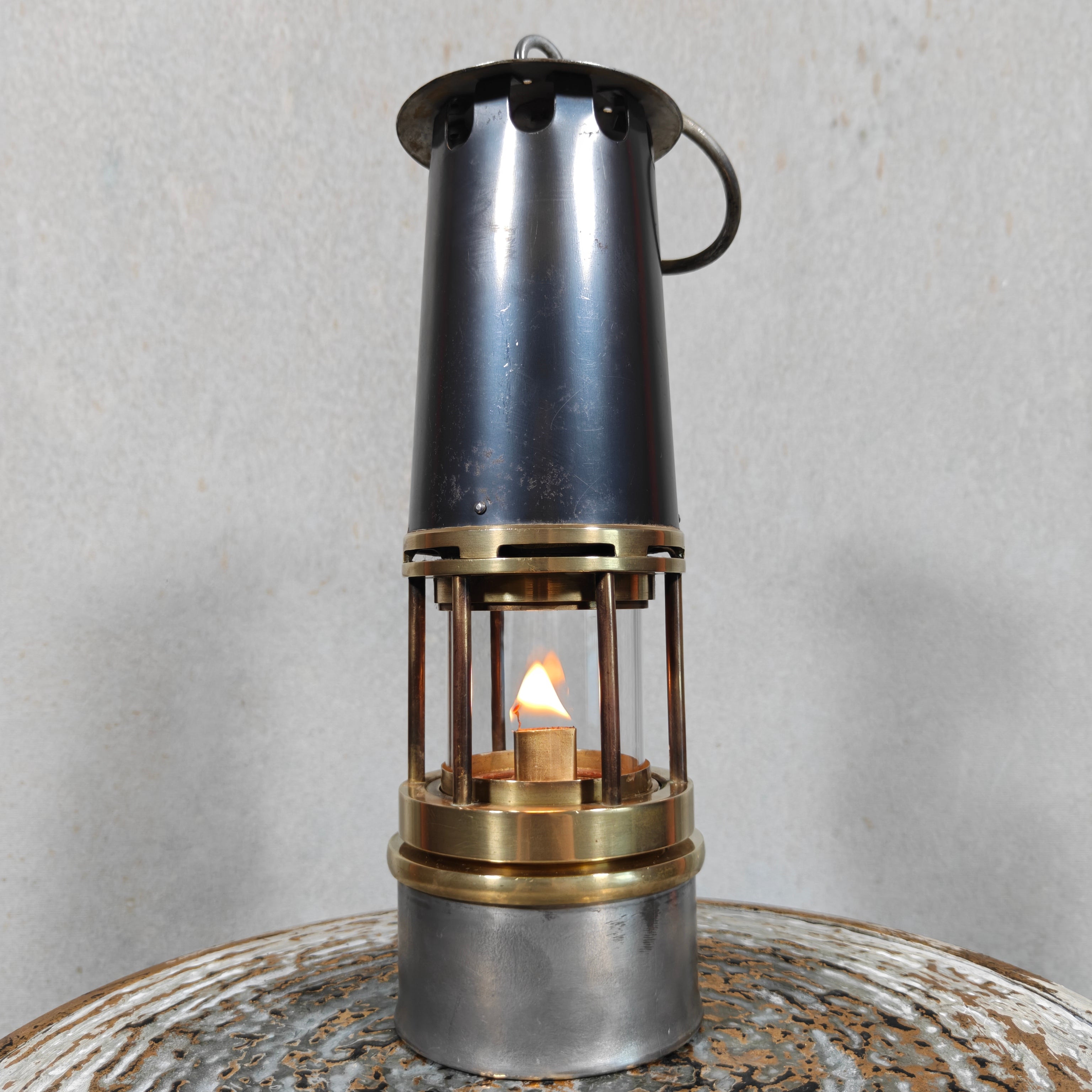 Vintage Miner’s Lamp – Decorative Retirement Gift Oil Lamp circa 1960–1980