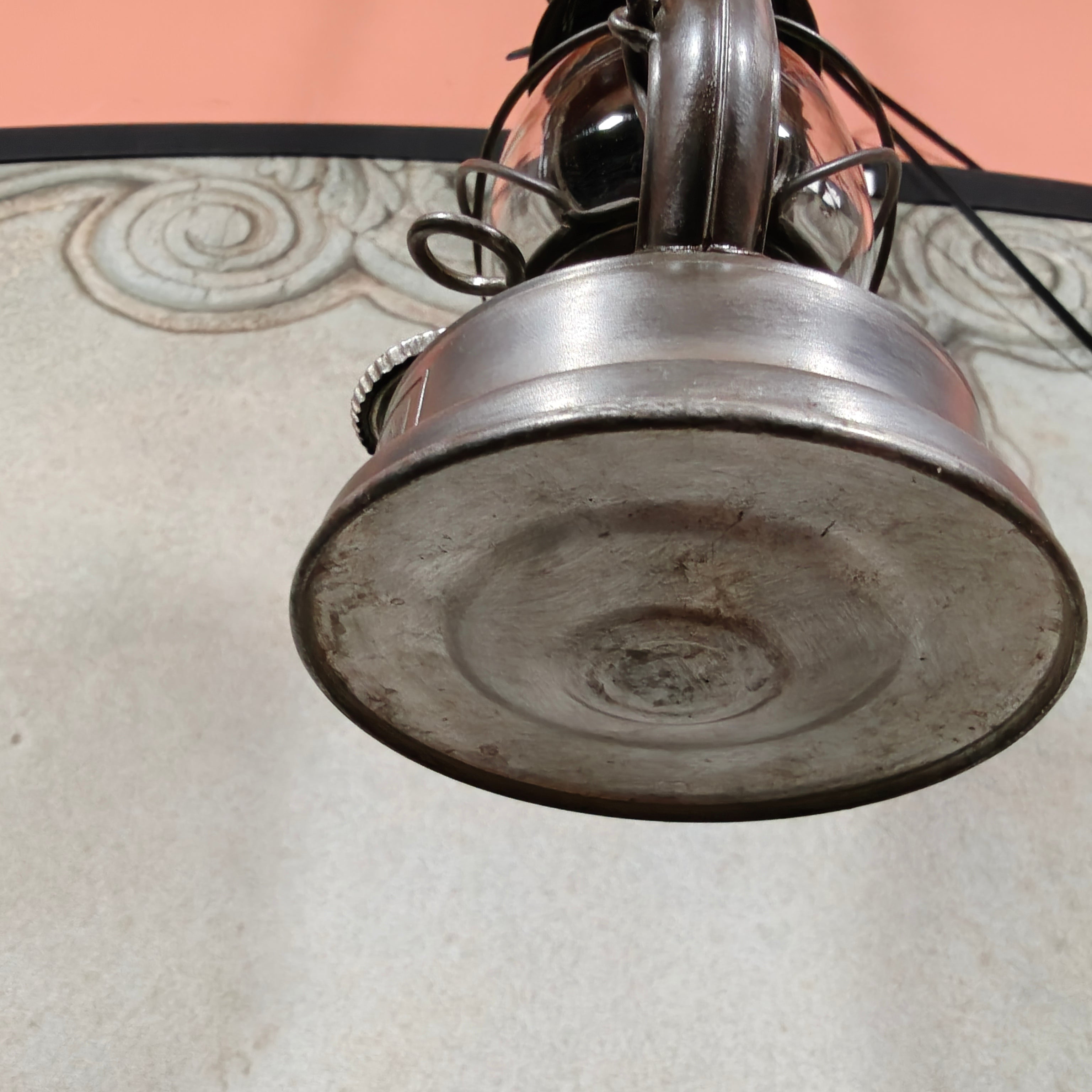 Feuerhand 175 Super Baby "Superflam" Hurricane Lantern – W. Germany, c. 1950–1955 – Working, Etched Superflam Globe