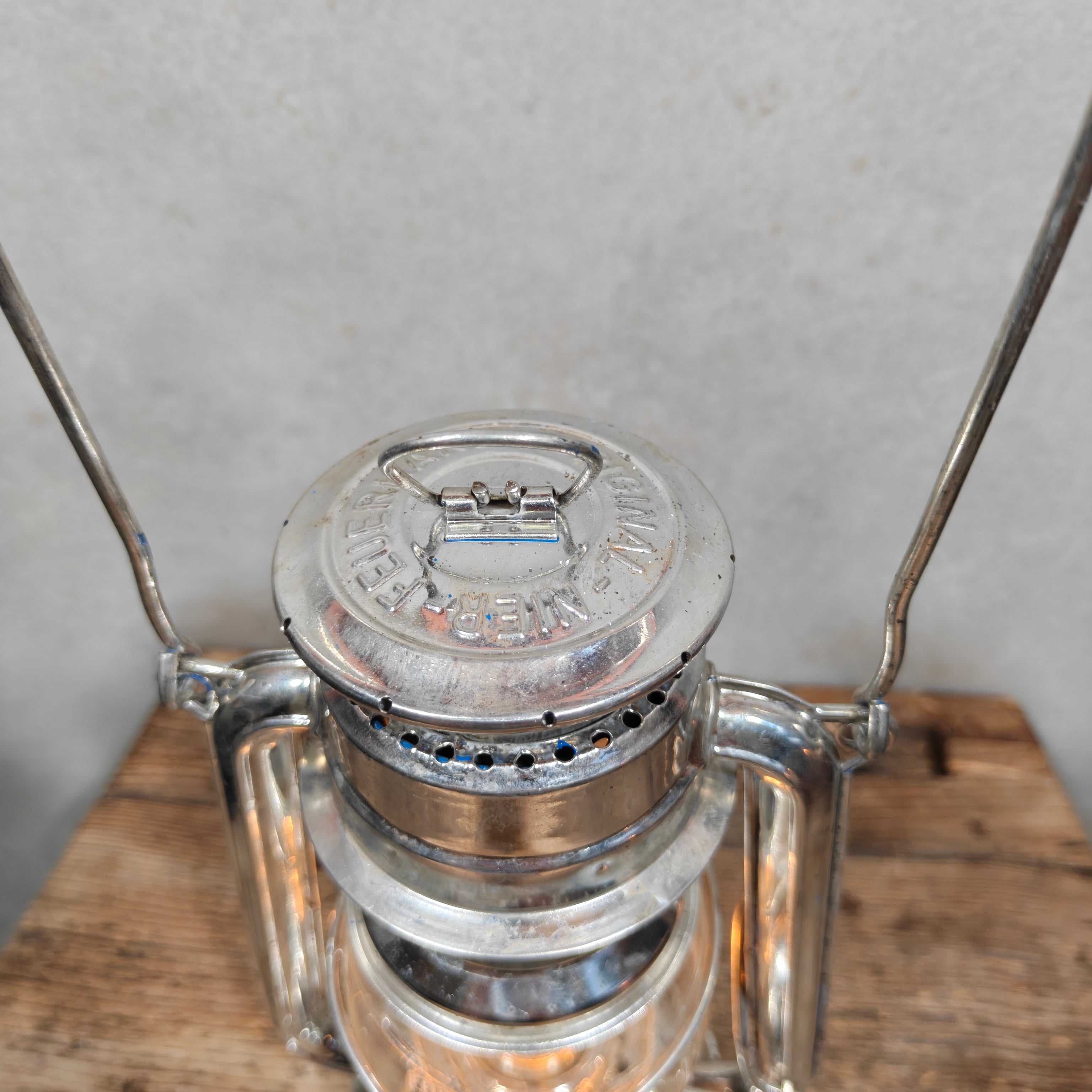 Feuerhand 275 Storm Lantern – Western Germany – In Working Order, Original Marked Globe