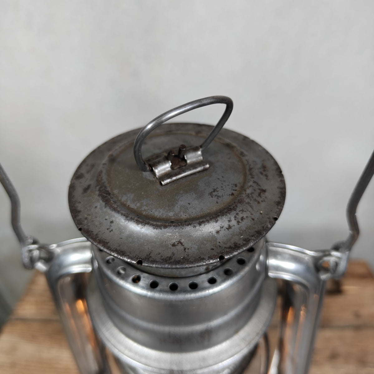 Vintage BAT No. 159 Hurricane Lantern from East Germany – Marked Made in GDR, Globe Marked BAT is Brightest – c. 1970–1989