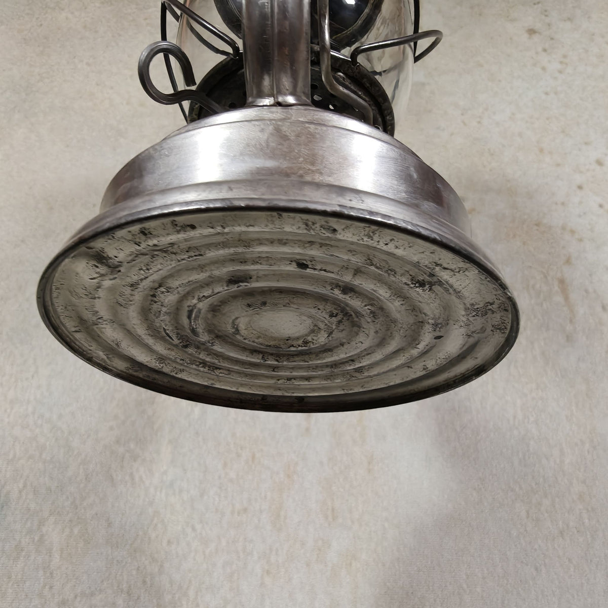 Vintage BAT No. 159 Hurricane Lantern from East Germany – Marked Made in GDR, Globe Marked BAT is Brightest – c. 1970–1989
