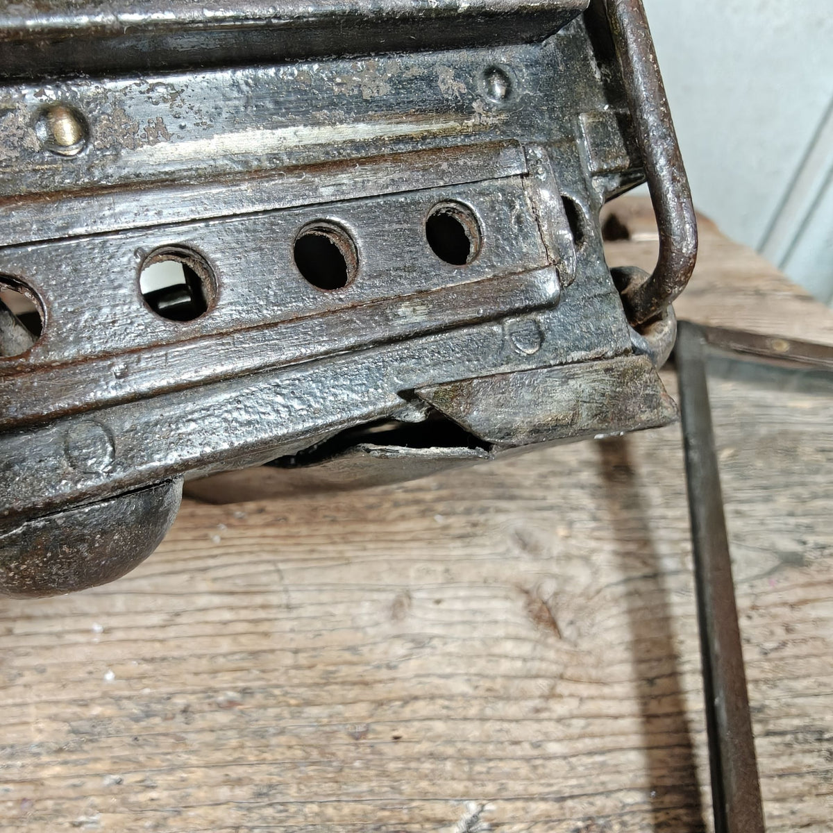 Rare Old and Vintage Hand Lantern / Candle Lantern – Heavy Model – German Maker Gebr. Bing AG