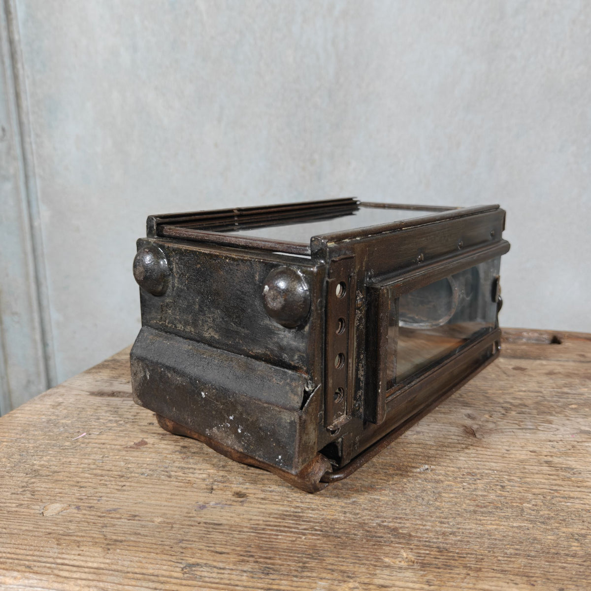 Rare Old and Vintage Hand Lantern / Candle Lantern – Heavy Model – German Maker Gebr. Bing AG
