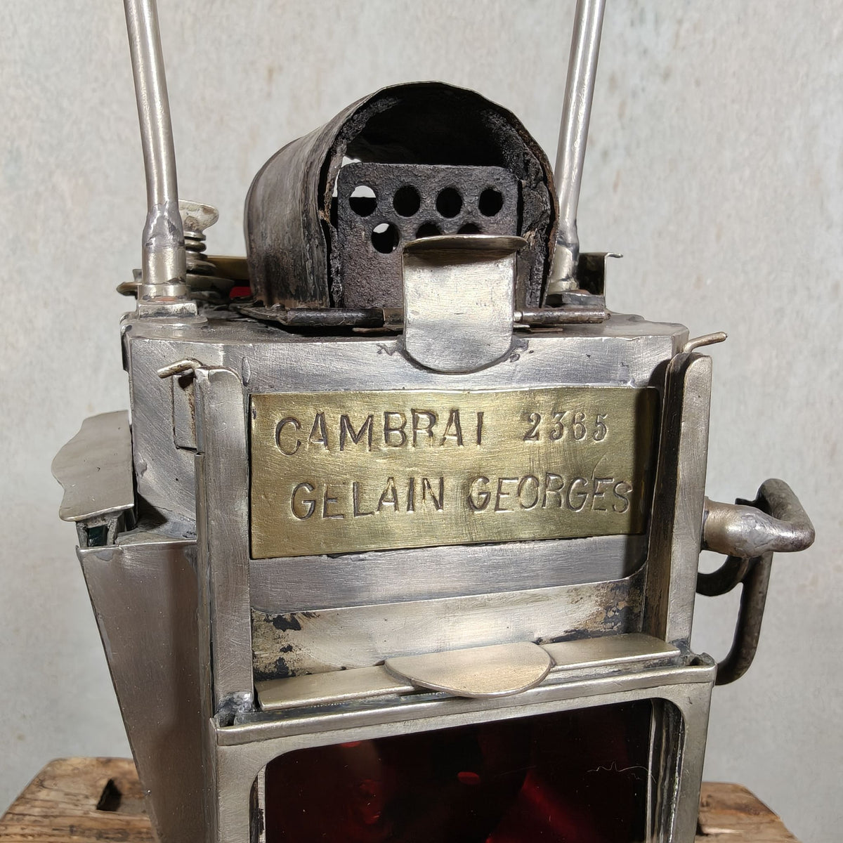 Fantastic Carbide Signal Lamp / Shunting Lamp – Heavy, Solid Model – French Maker Dehail &amp; Grenier Paris – An Eyecatcher