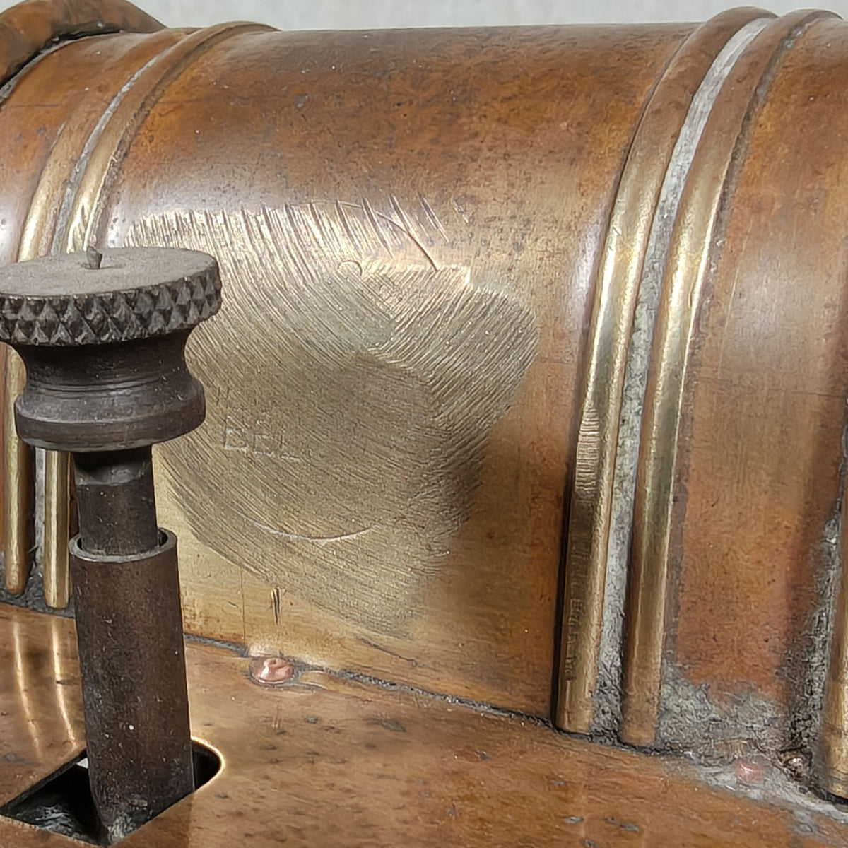 Special Belgian Carbide Signal Lamp – TR 56 Mechelen – Likely 1930s-1950s
