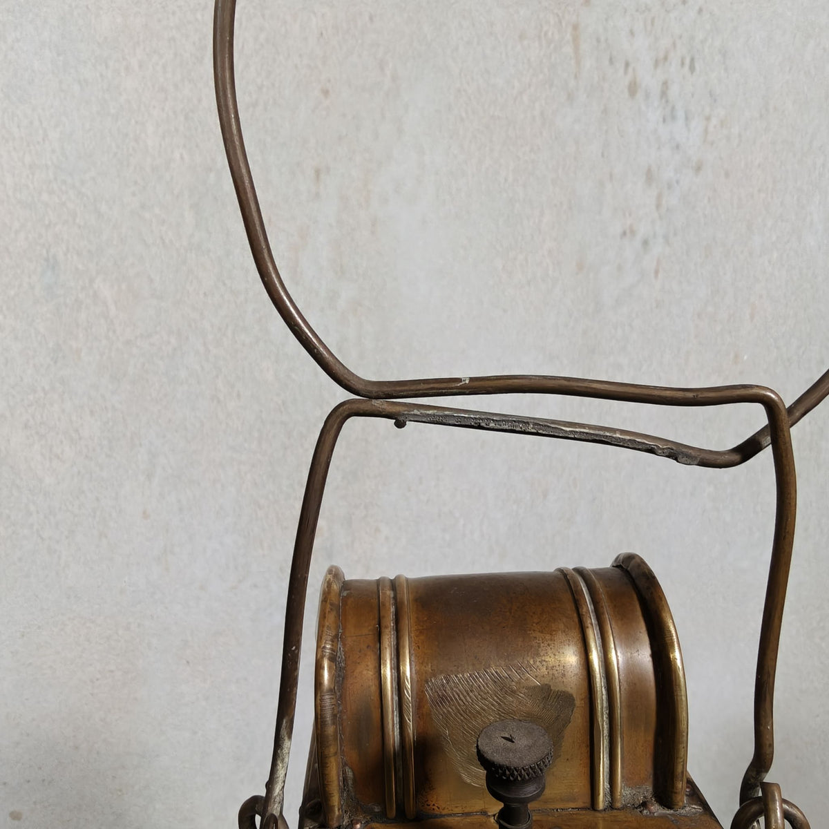 Special Belgian Carbide Signal Lamp – TR 56 Mechelen – Likely 1930s-1950s