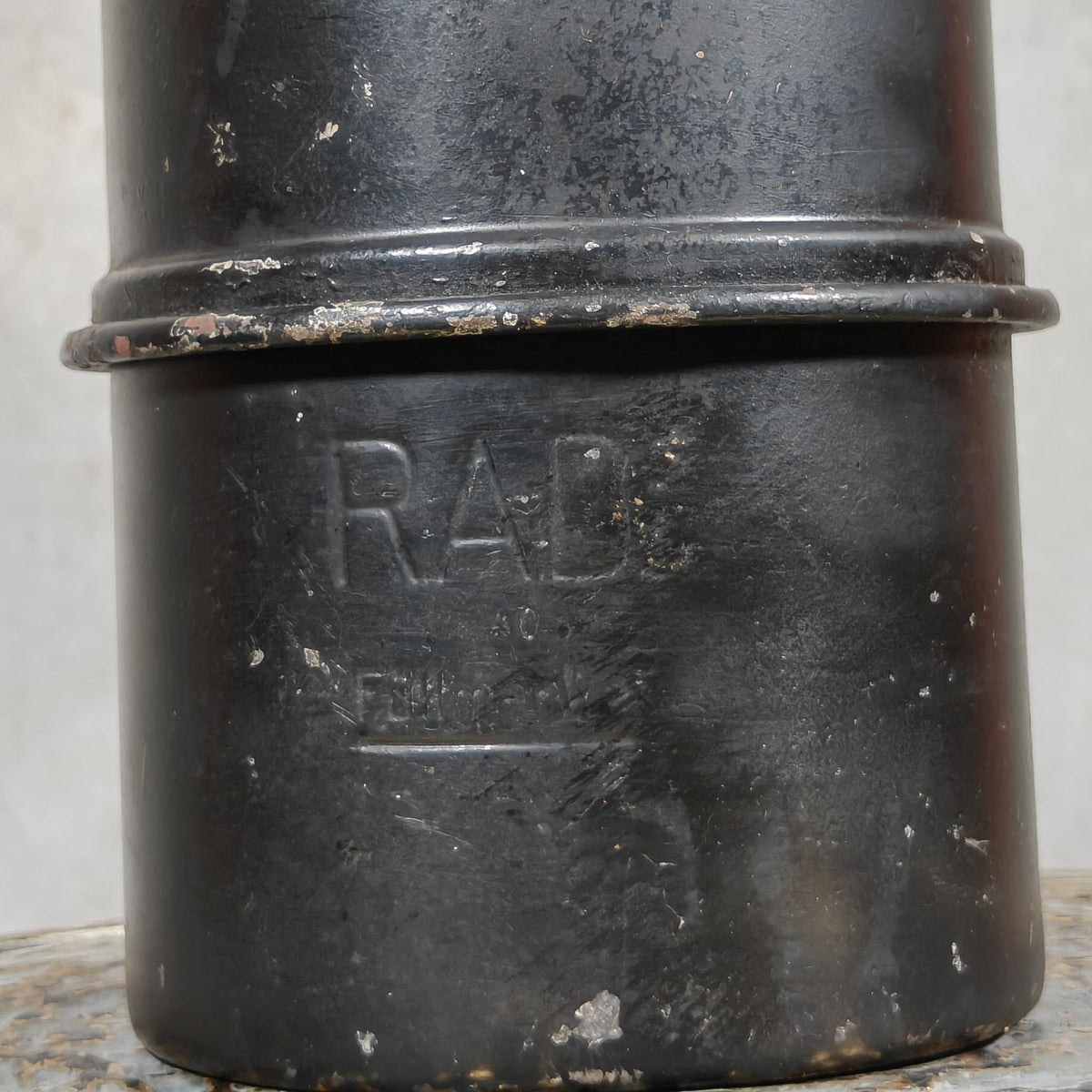 Vintage Riemann Carbide Lamp with Feuerhand Top, Marked RAD (Reichsarbeitsdienst)