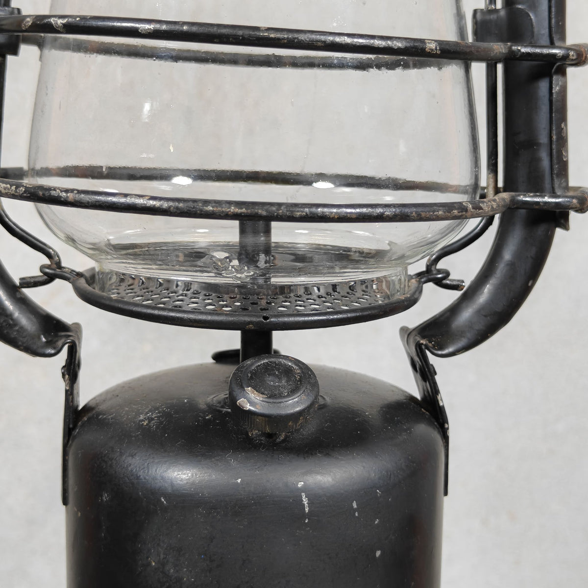 Vintage Riemann Carbide Lamp with Feuerhand Top, Marked RAD (Reichsarbeitsdienst)