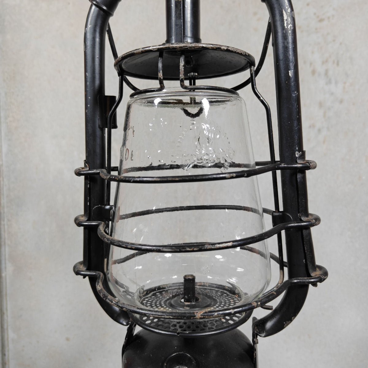 Vintage Riemann Carbide Lamp with Feuerhand Top, Marked RAD (Reichsarbeitsdienst)