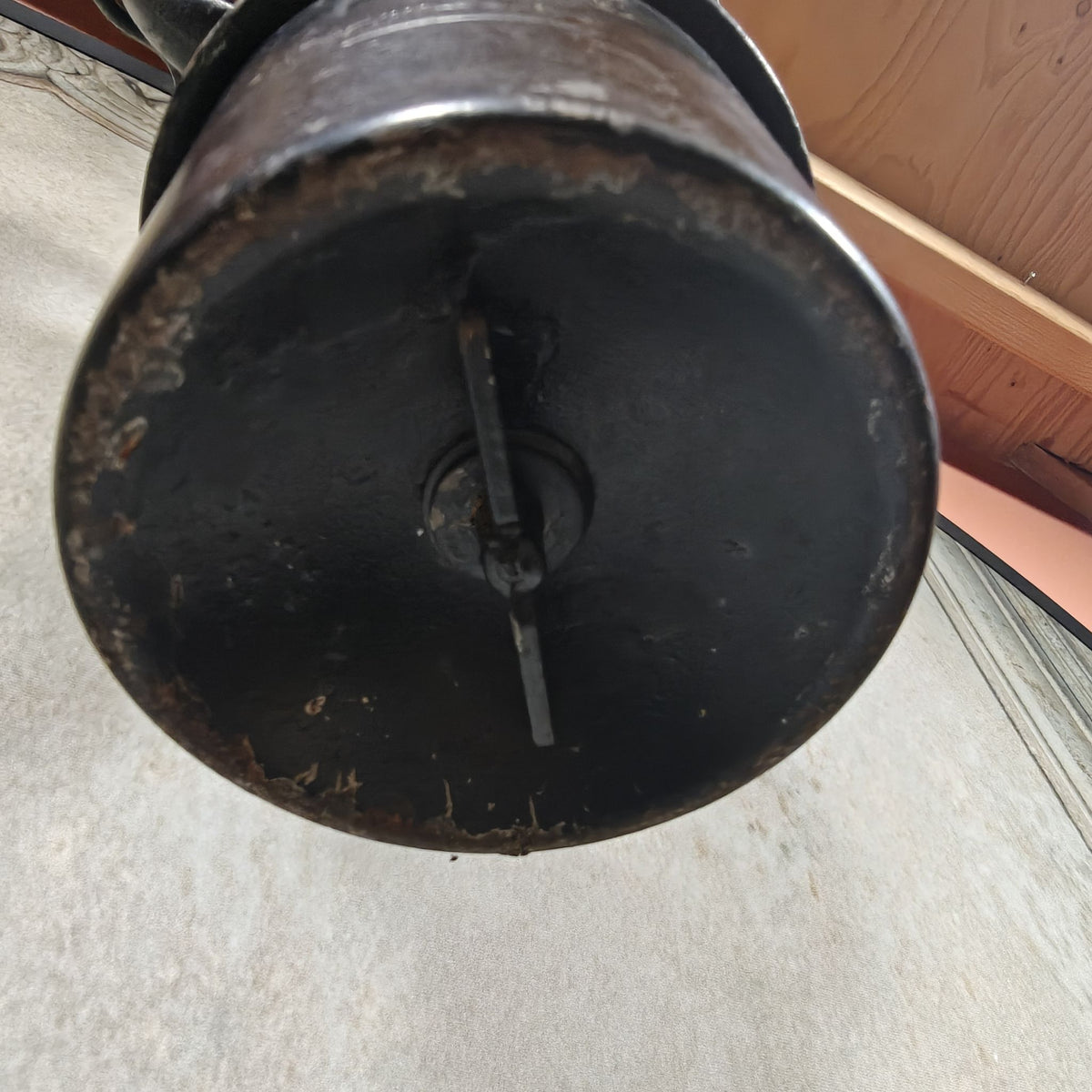 Vintage Riemann Carbide Lamp with Feuerhand Top, Marked RAD (Reichsarbeitsdienst)