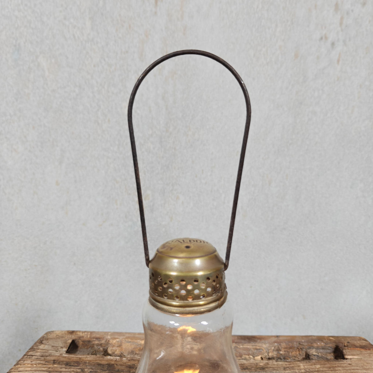 Vintage Val d'Or Skater's Lantern – French Oil Lamp, 1920s, Good Working Condition