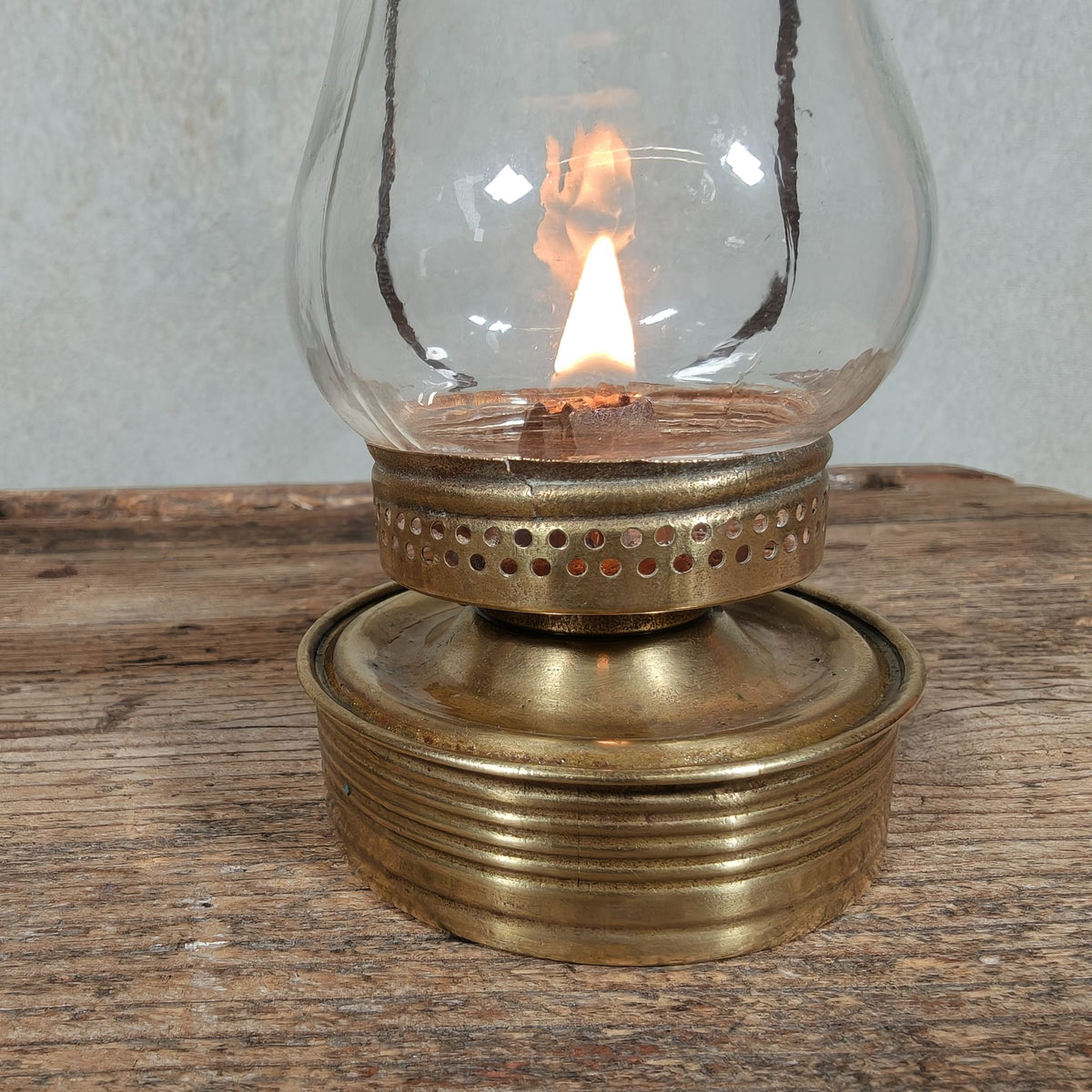 Vintage Val d'Or Skater's Lantern – French Oil Lamp, 1920s, Good Working Condition