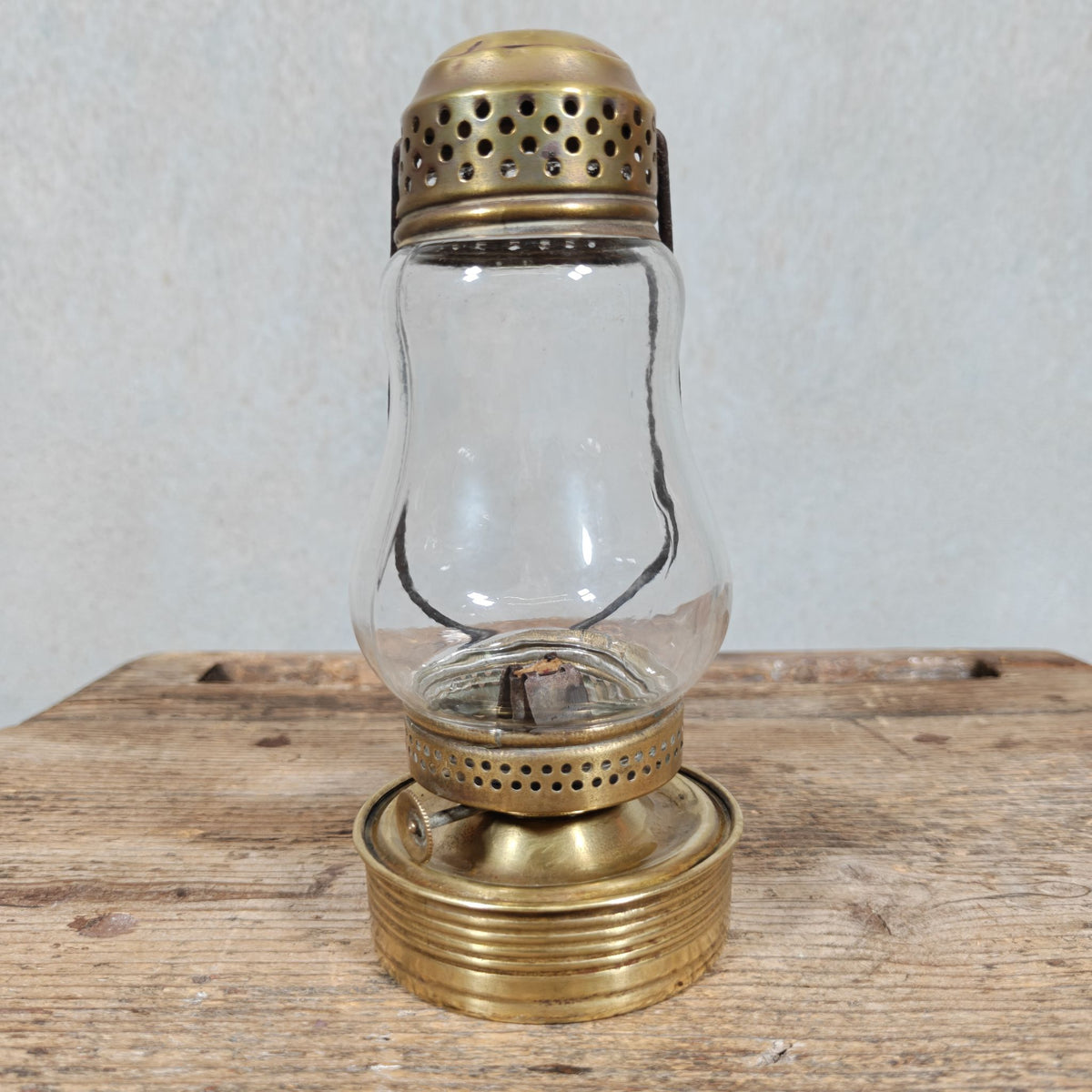 Vintage Val d'Or Skater's Lantern – French Oil Lamp, 1920s, Good Working Condition