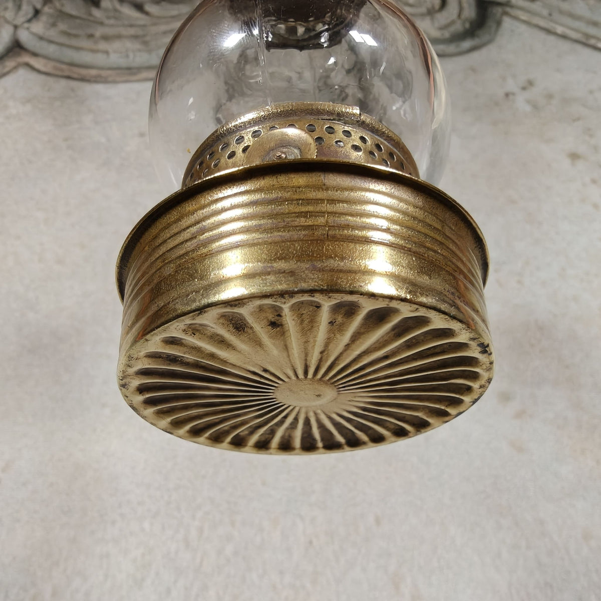 Vintage Val d'Or Skater's Lantern – French Oil Lamp, 1920s, Good Working Condition