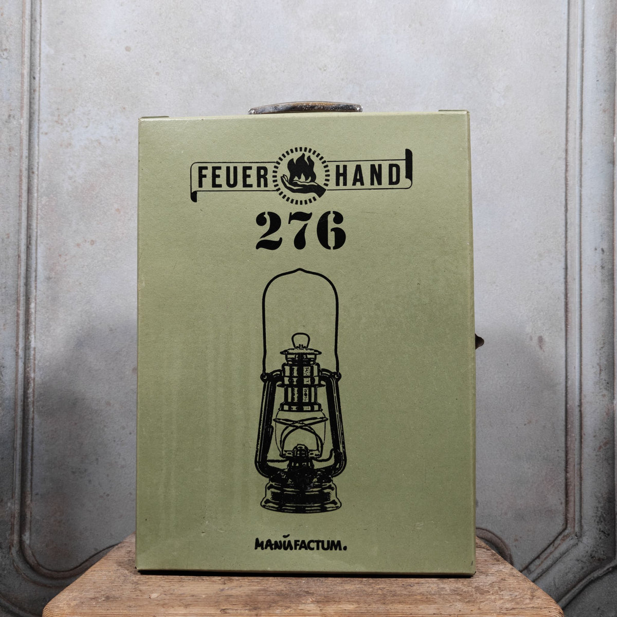 Vintage Manufactum Feuerhand 276 Baby Special Set in Case – NOS Hurricane Lantern with Spare Glass and Parts