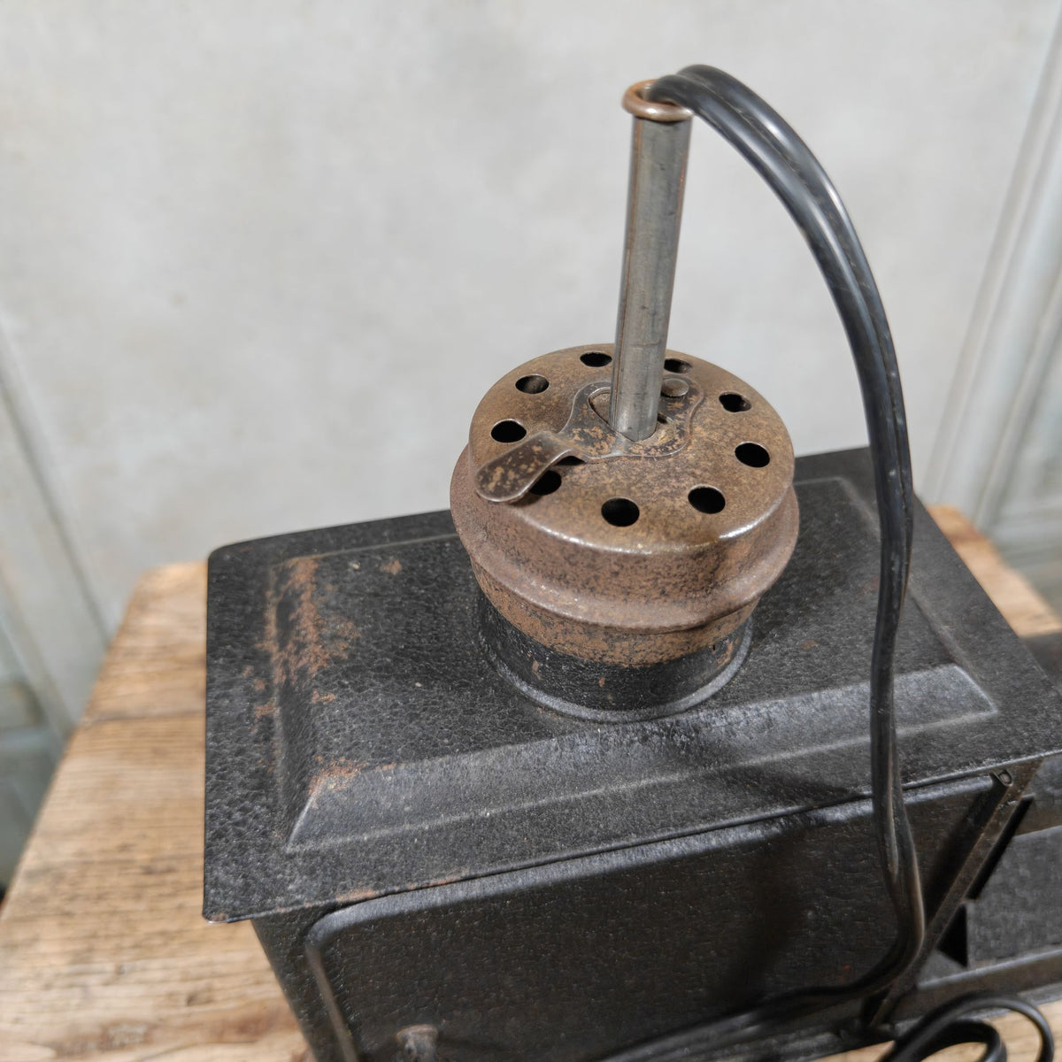 Fantastic Complete Electric Magic Lantern, Original, Including Fairy Tale Slides by Johann Falk – Most Likely 1930-1950