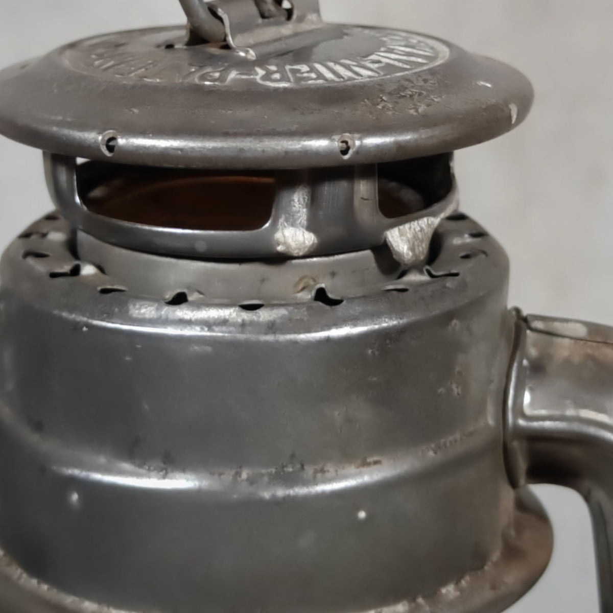 Beautiful Vintage Hurricane Lantern, Feuerhand 175 Western Germany, Baby – In Good Working Order