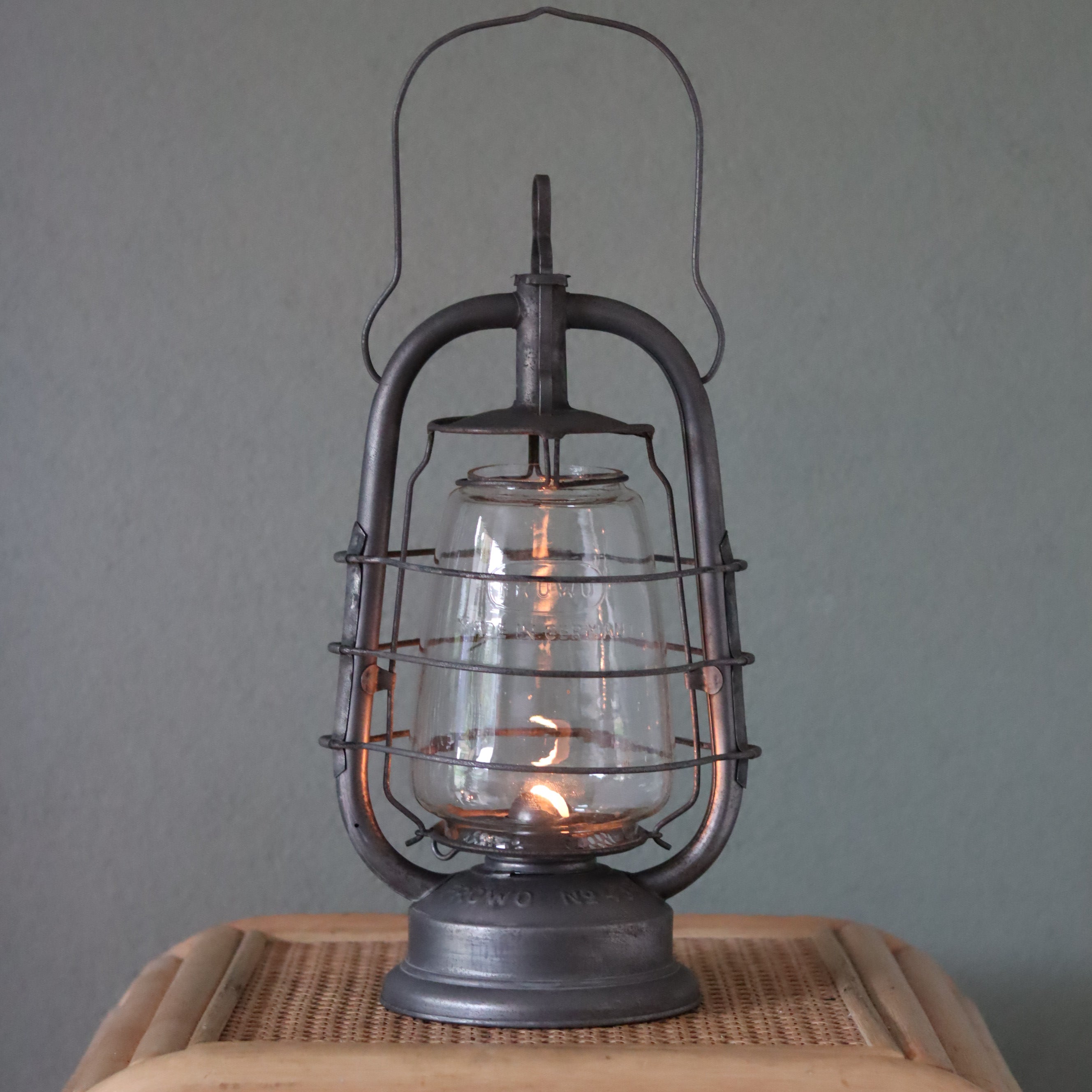 Rare Vintage Frowo Hurricane Lantern – Model No. 435 (1960s–1970s)